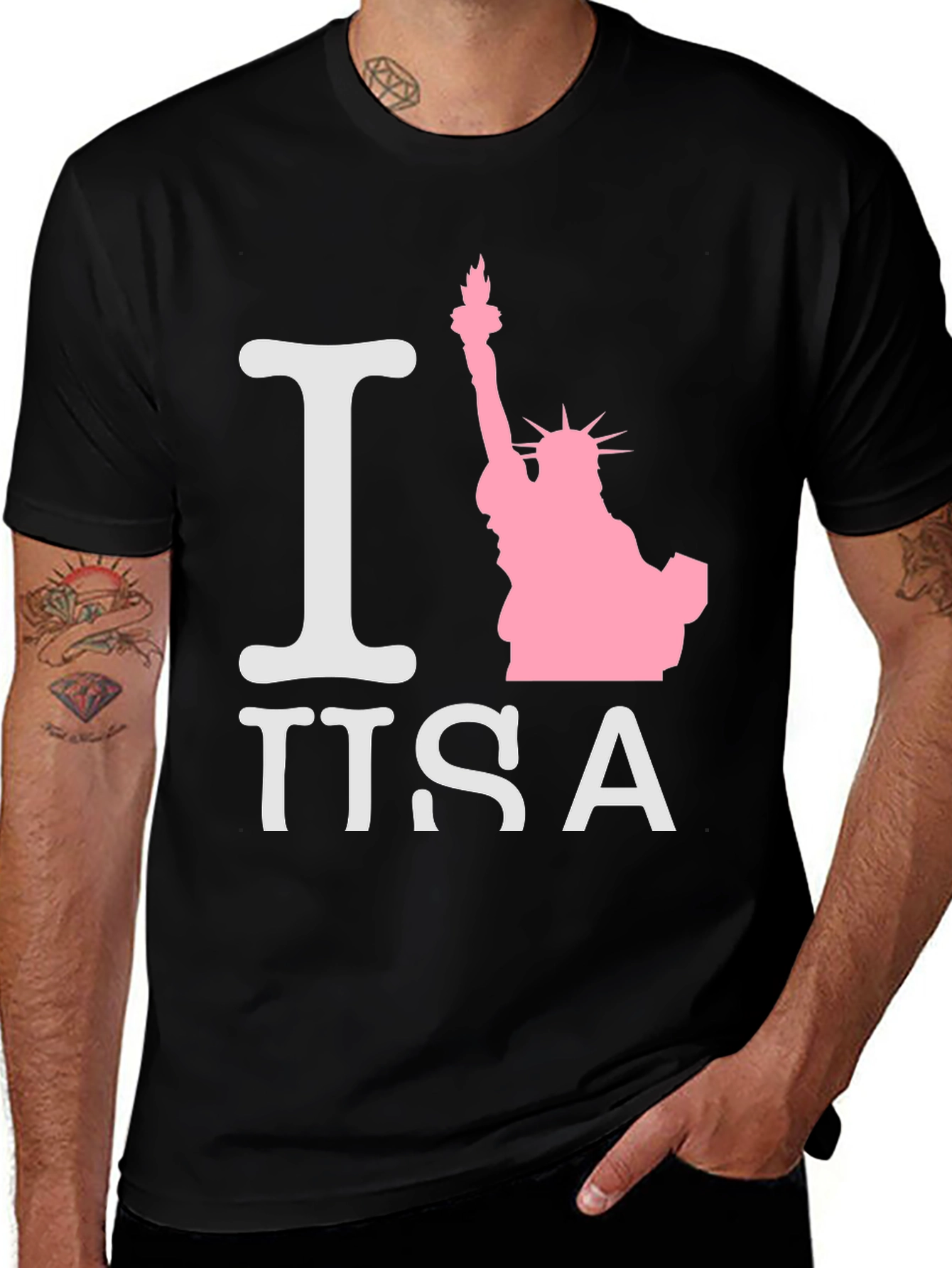 I Love USA Graphic T-Shirt