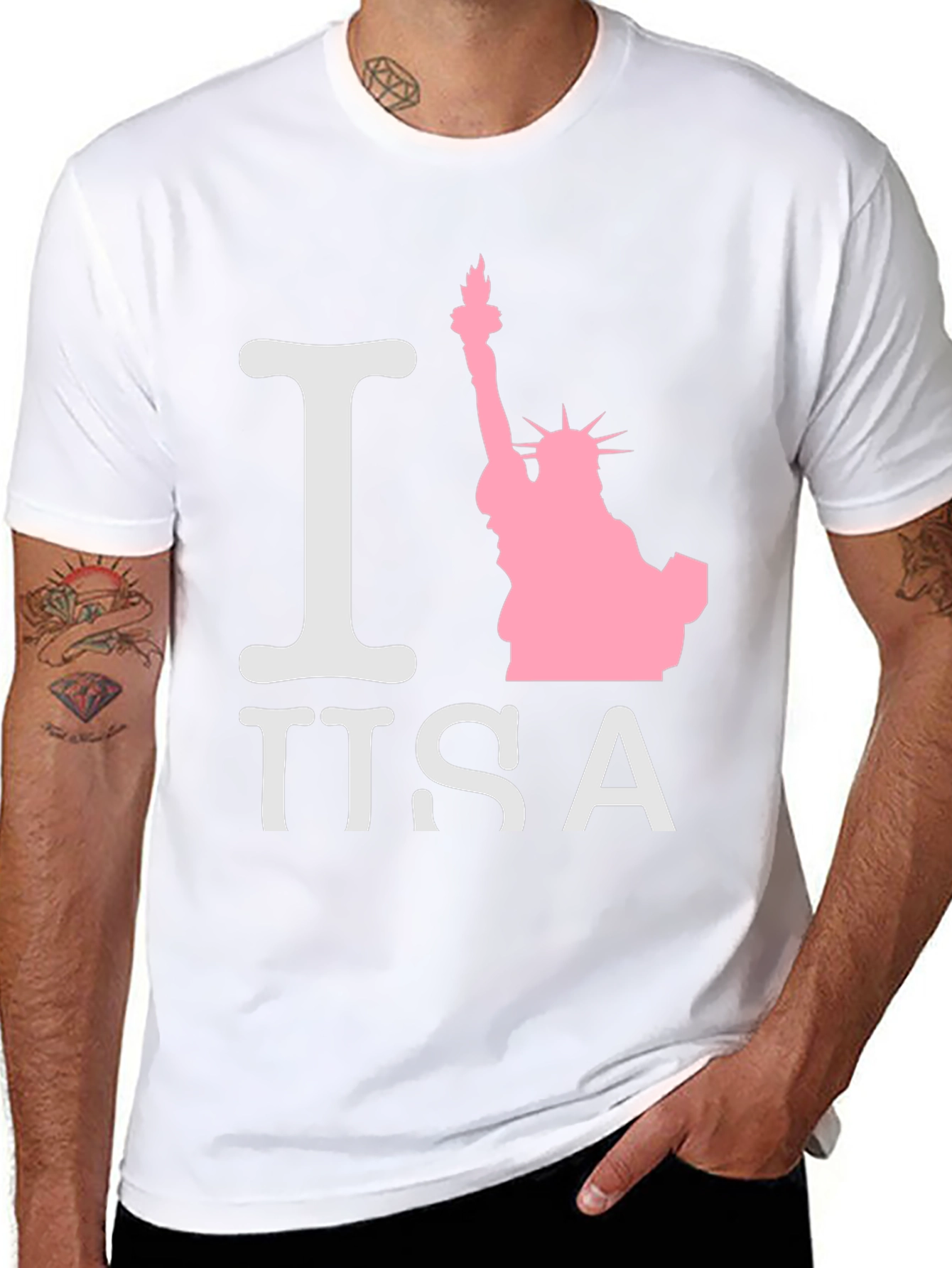 I Love USA Graphic T-Shirt