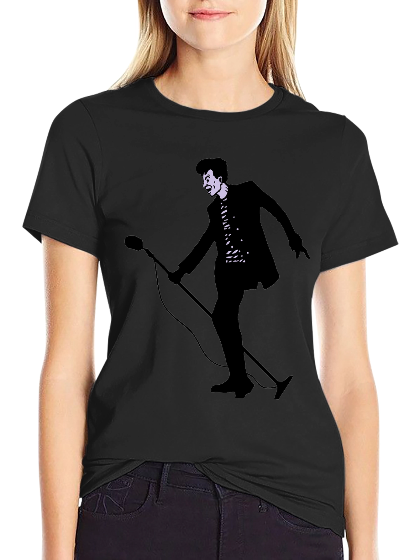 Retro Singer Graphic Tee - Classic Style!
