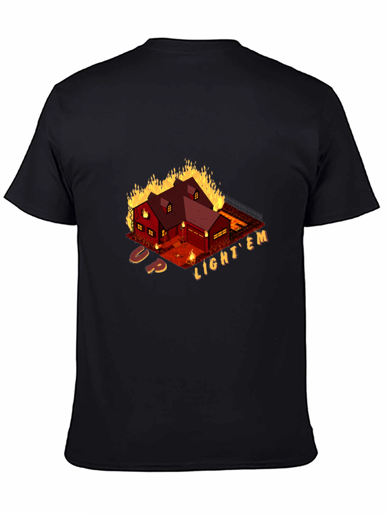 Up Light Em House Fire T-Shirt