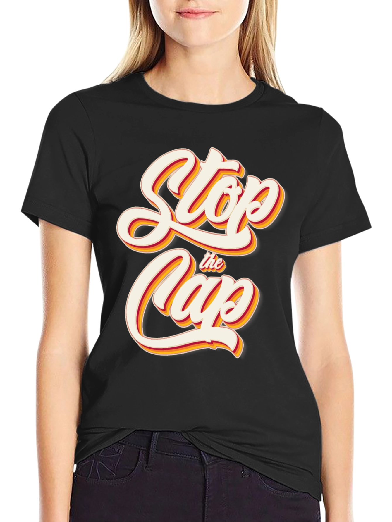 Stop the Clap Graphic T-Shirt - Retro Style
