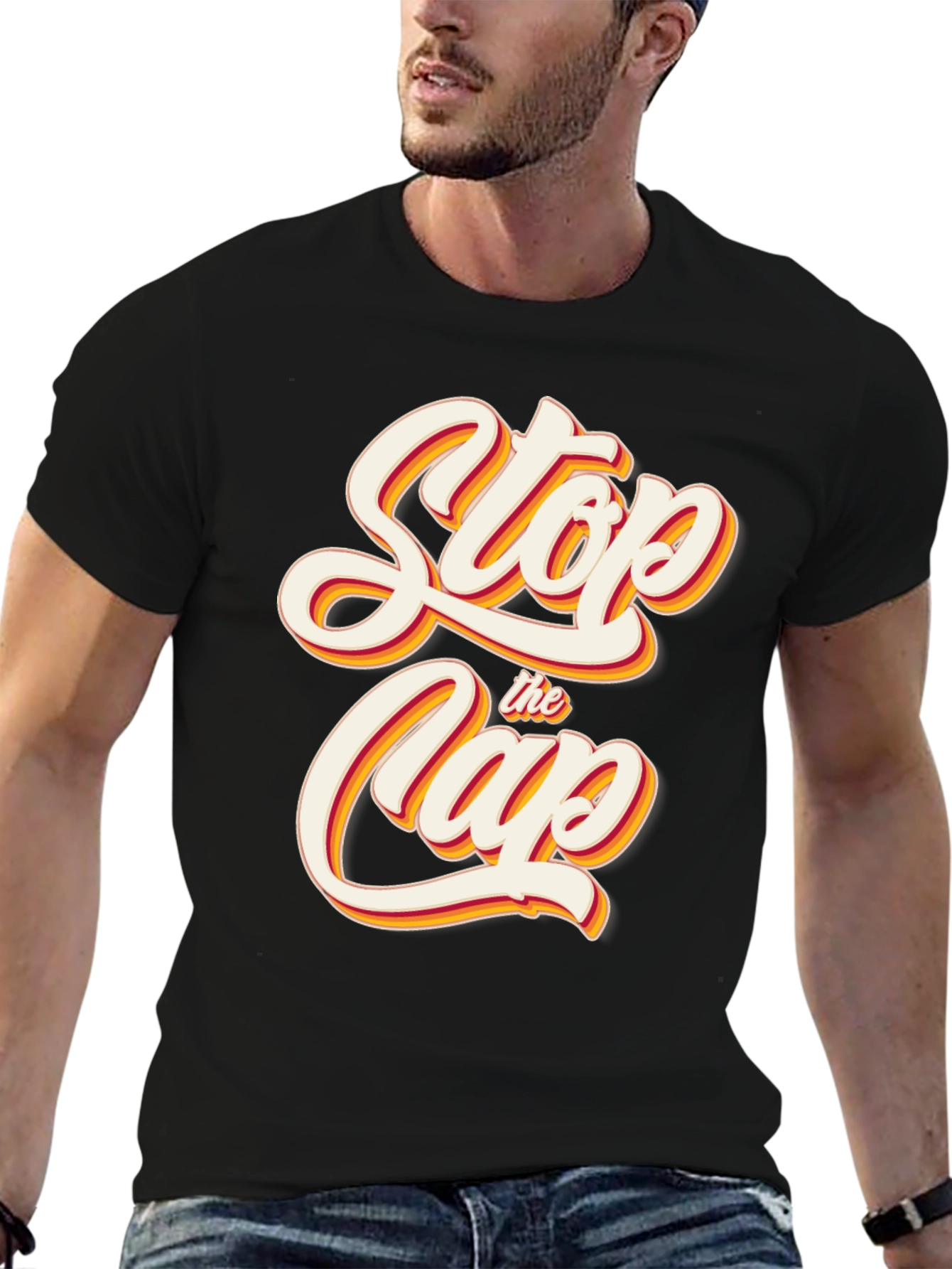 Stop the Clap Graphic T-Shirt - Retro Style
