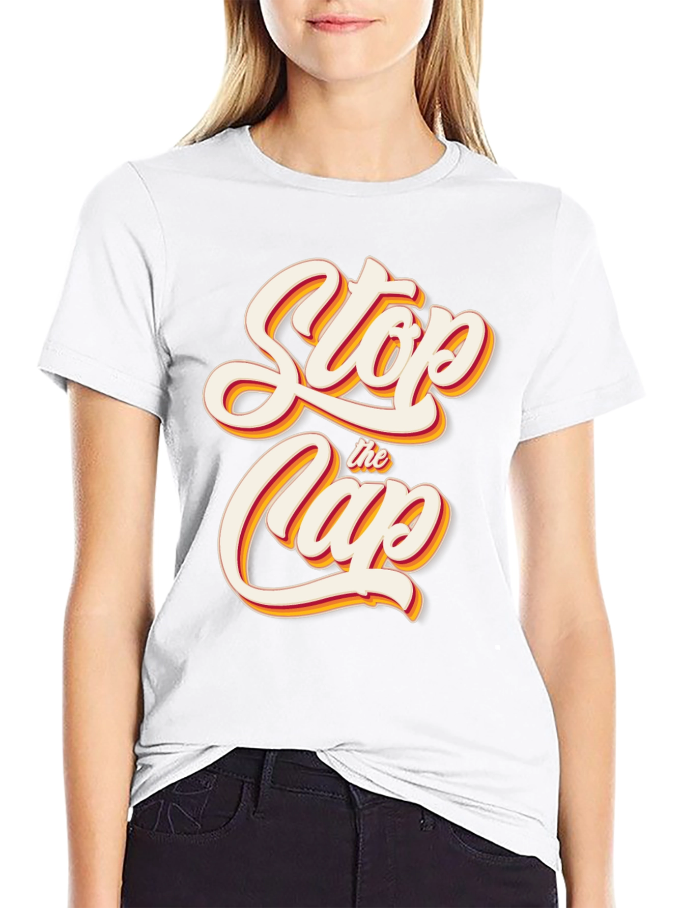 Stop the Clap Graphic T-Shirt - Retro Style
