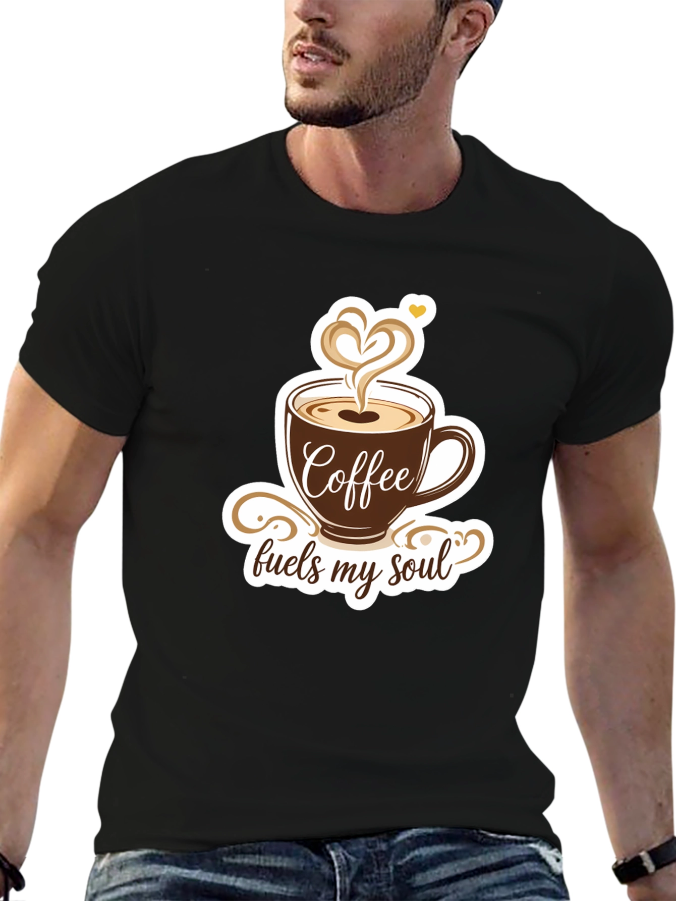 Coffee Fuels My Soul Graphic T-Shirt