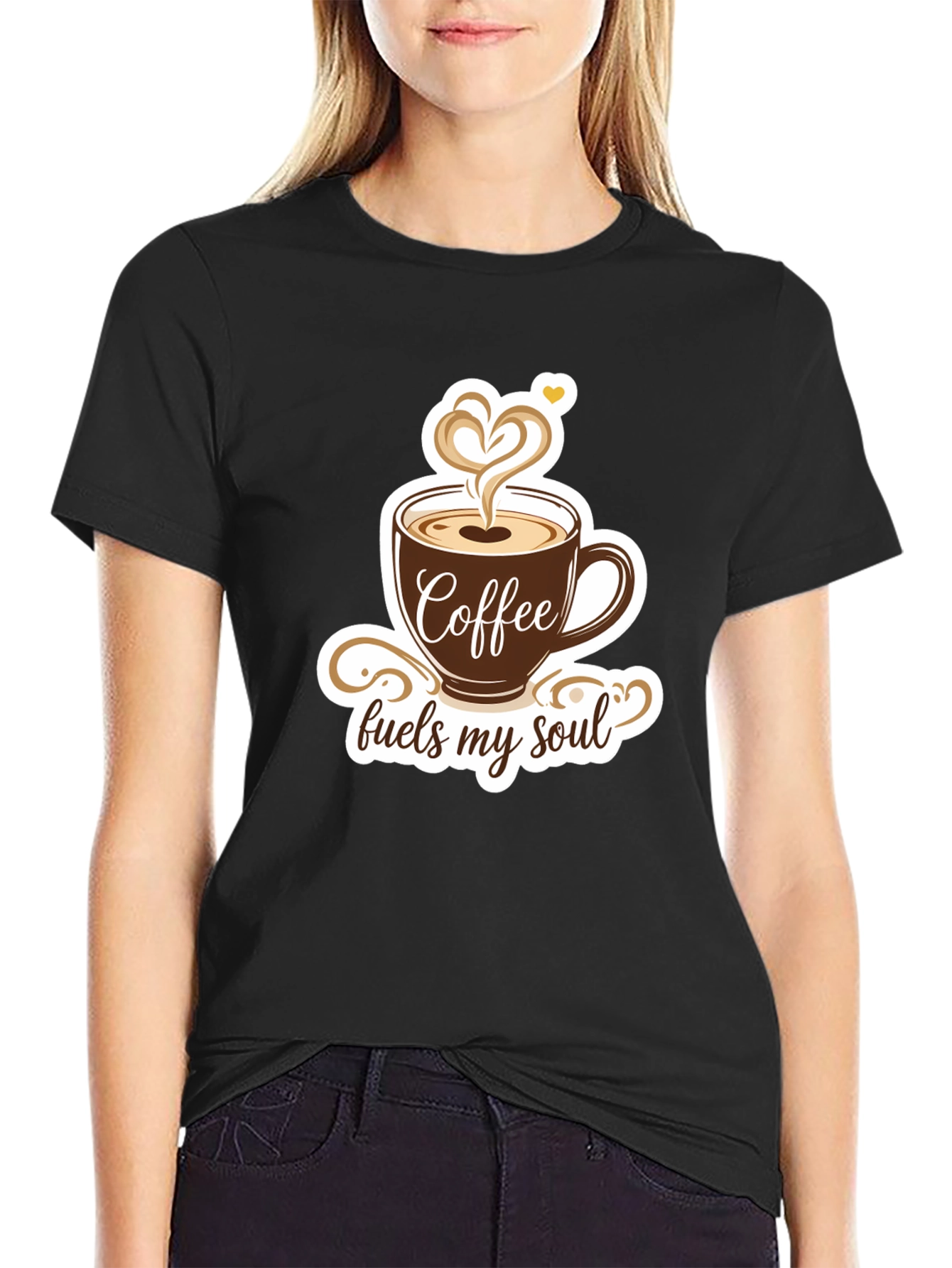 Coffee Fuels My Soul Graphic T-Shirt