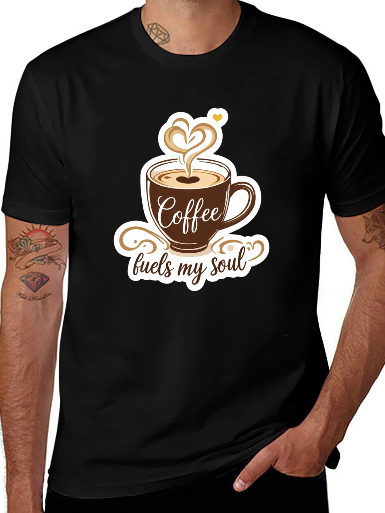 Coffee Fuels My Soul Graphic T-Shirt