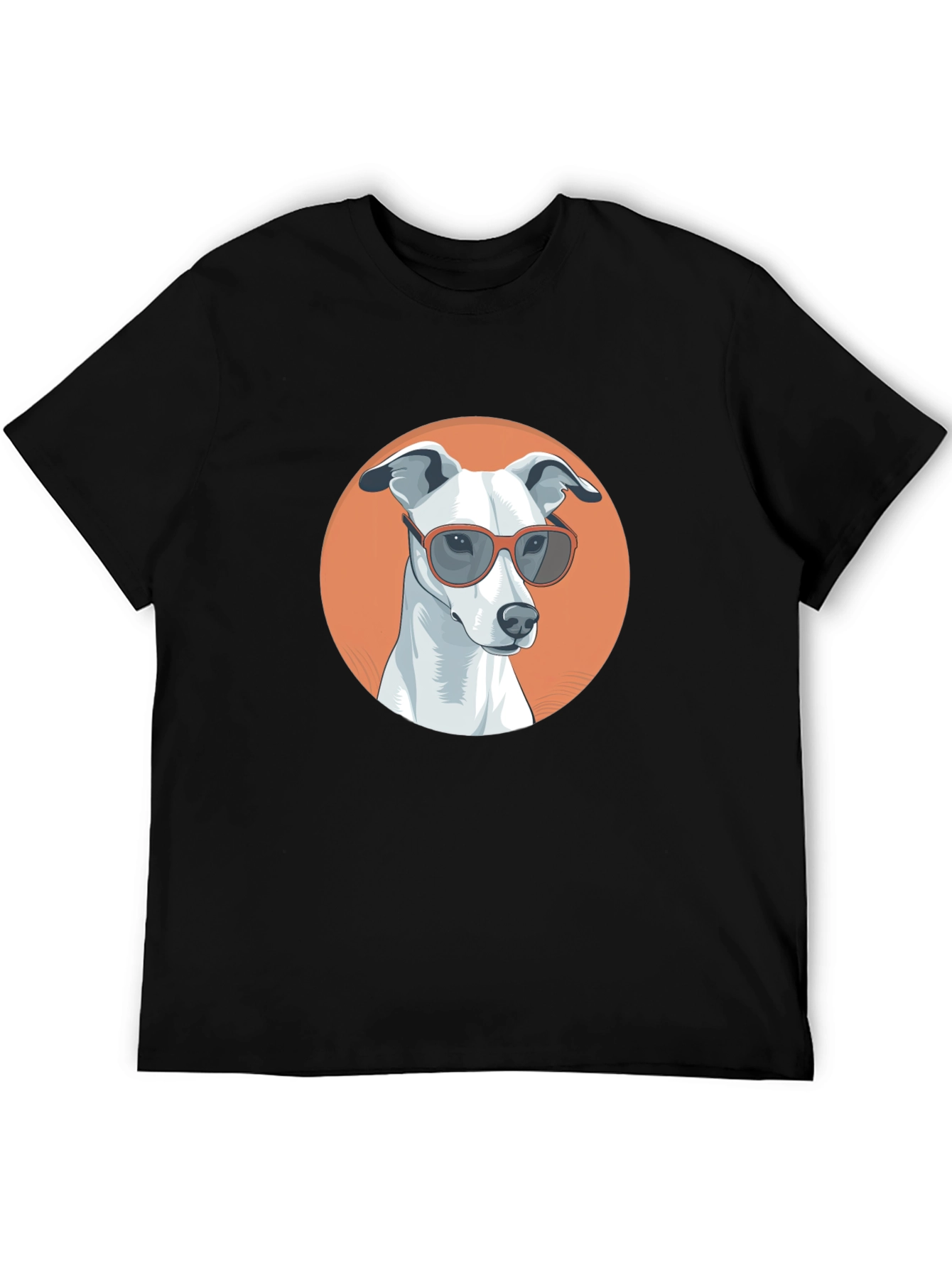 Cool Dog Graphic Tee - Black