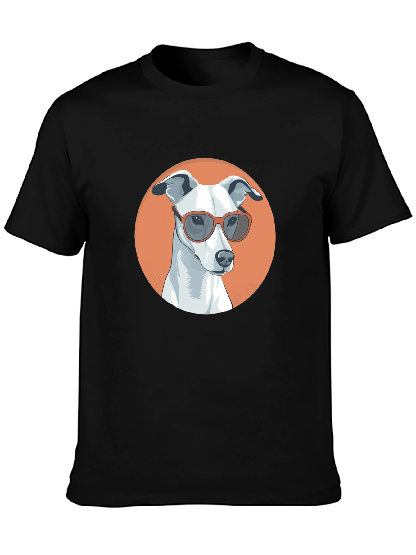 Cool Dog Graphic Tee - Black