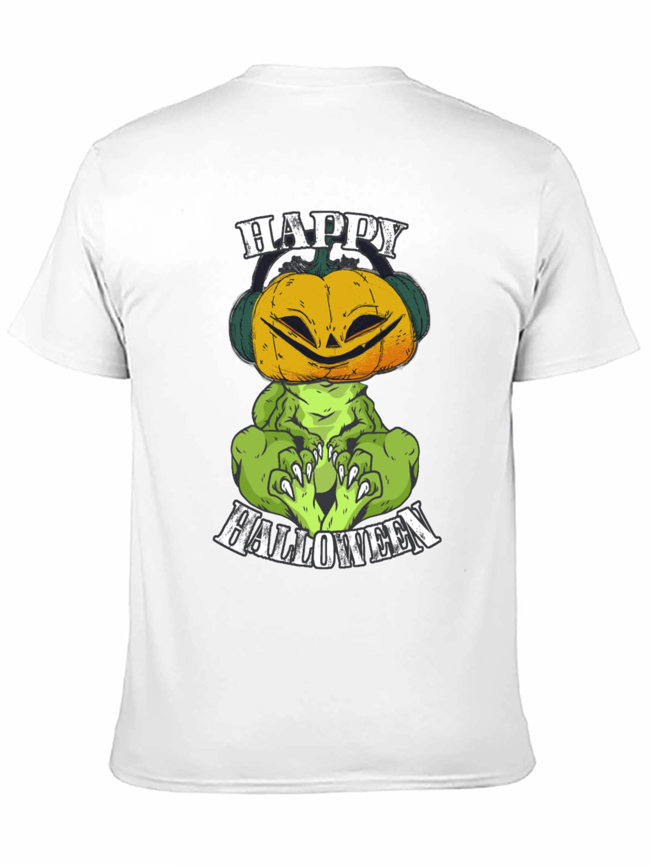 Happy Halloween Pumpkin Monster Graphic Tee