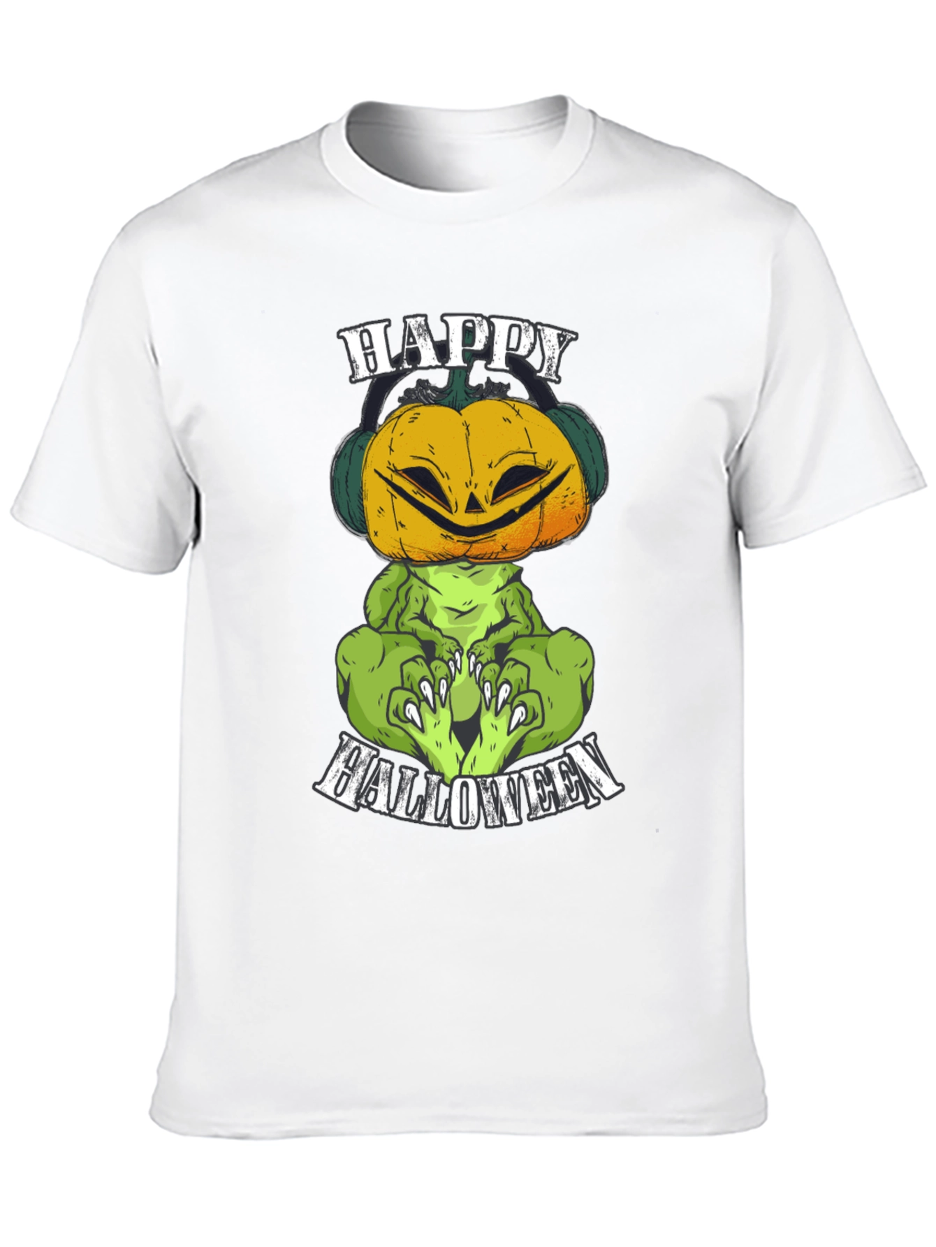 Happy Halloween Pumpkin Monster Graphic Tee