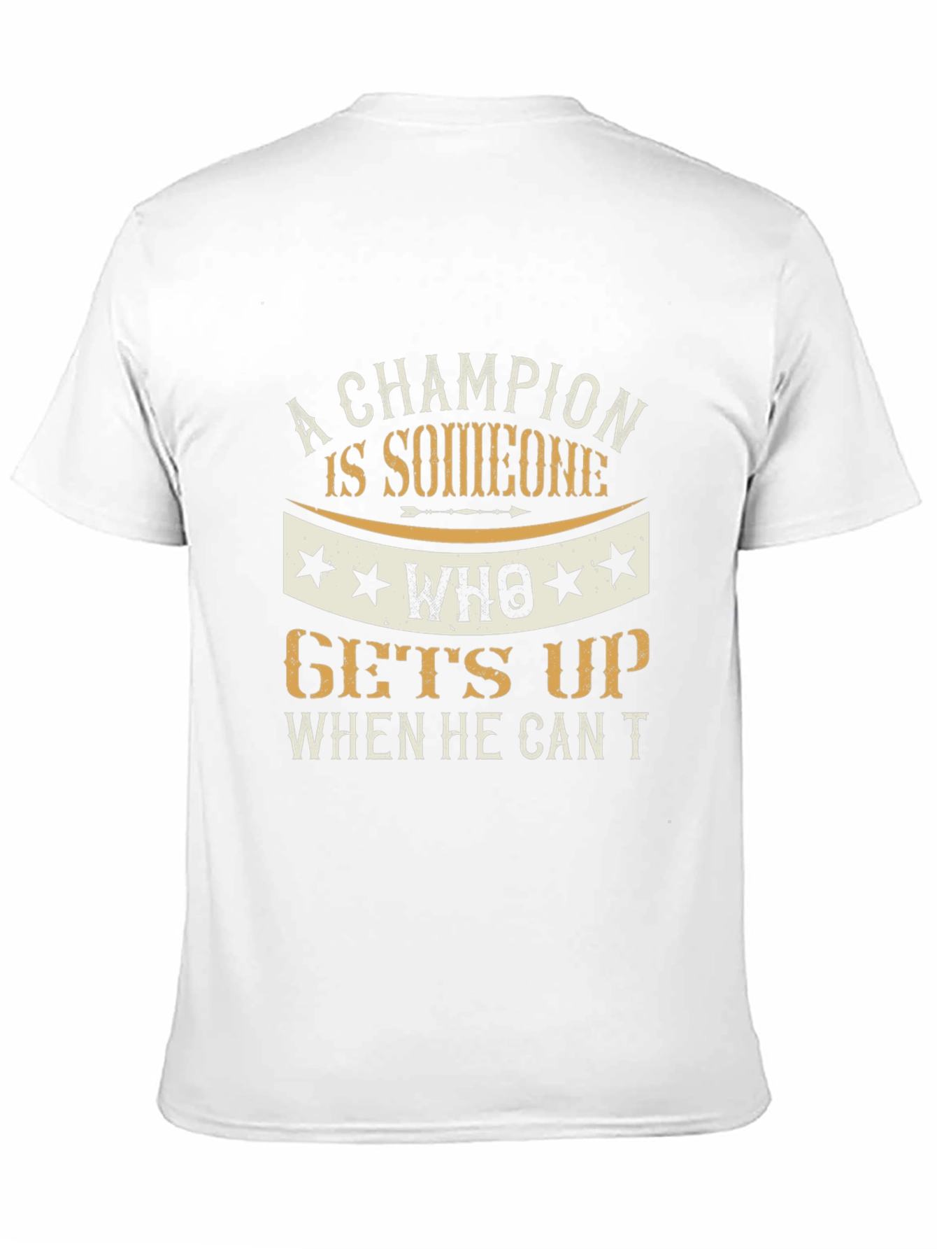 Champion Motivational Graphic T-Shirt