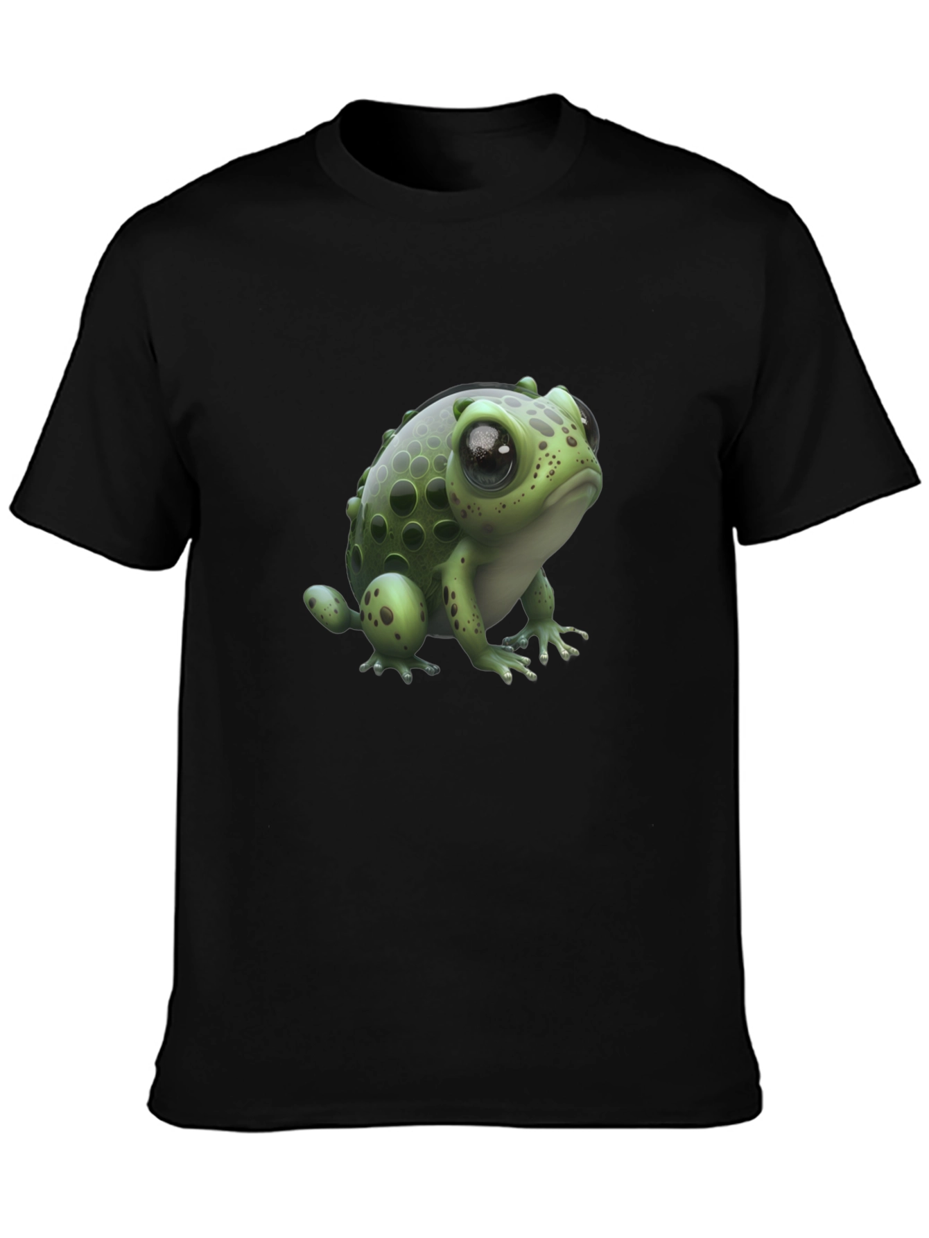 Frog Graphic Tee - Black Casual Wear