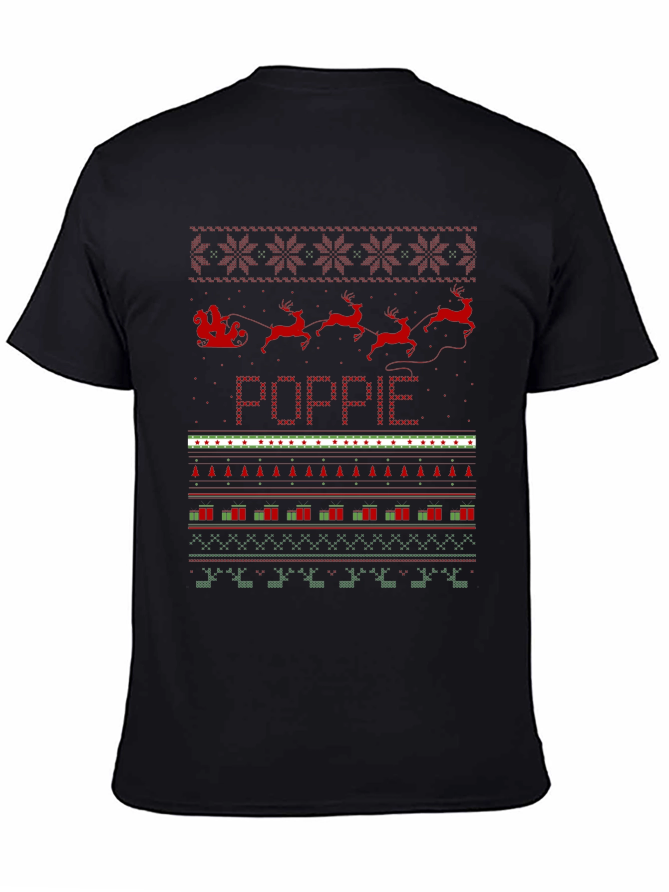 Poppie Ugly Christmas Sweater T-Shirt