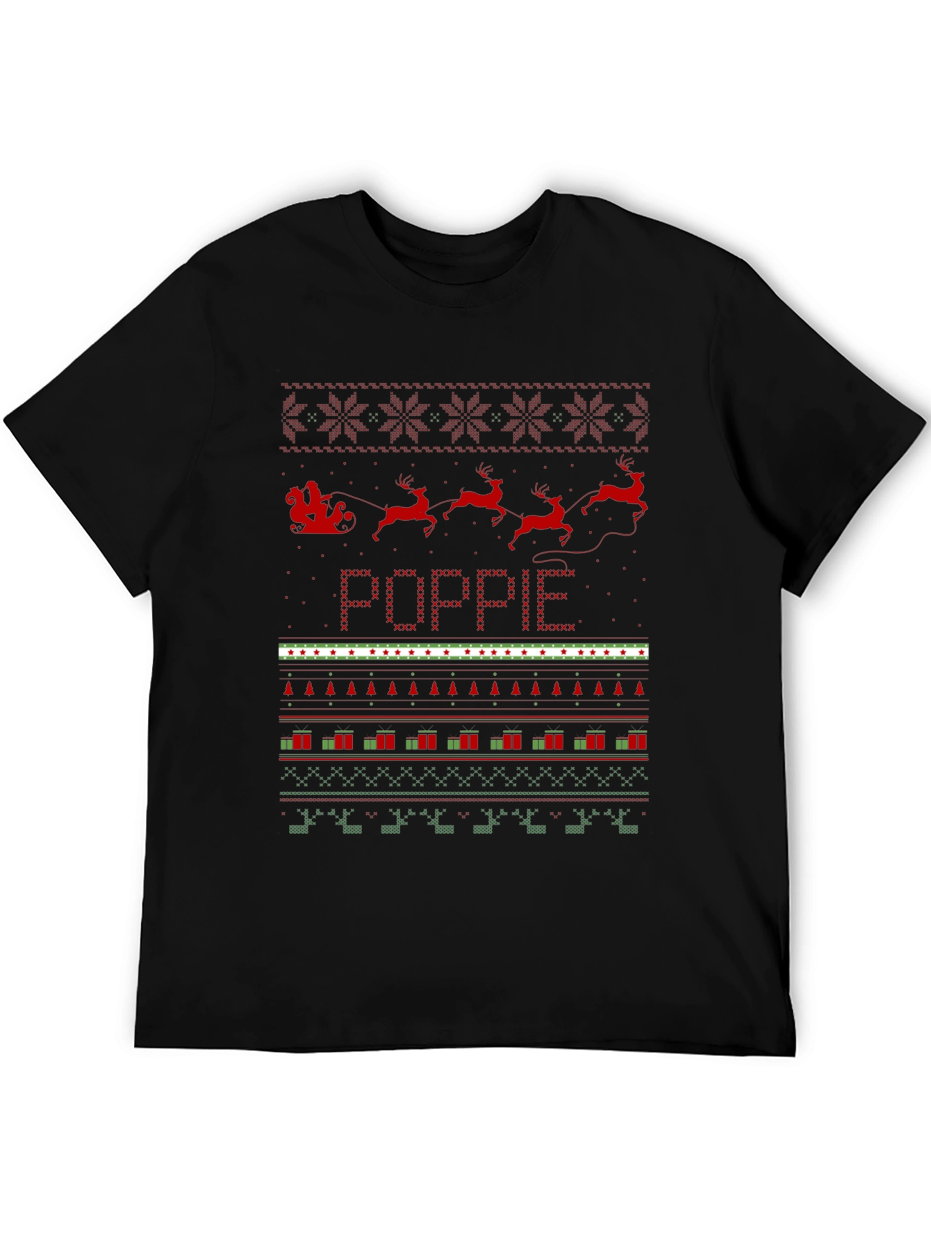 Poppie Ugly Christmas Sweater T-Shirt