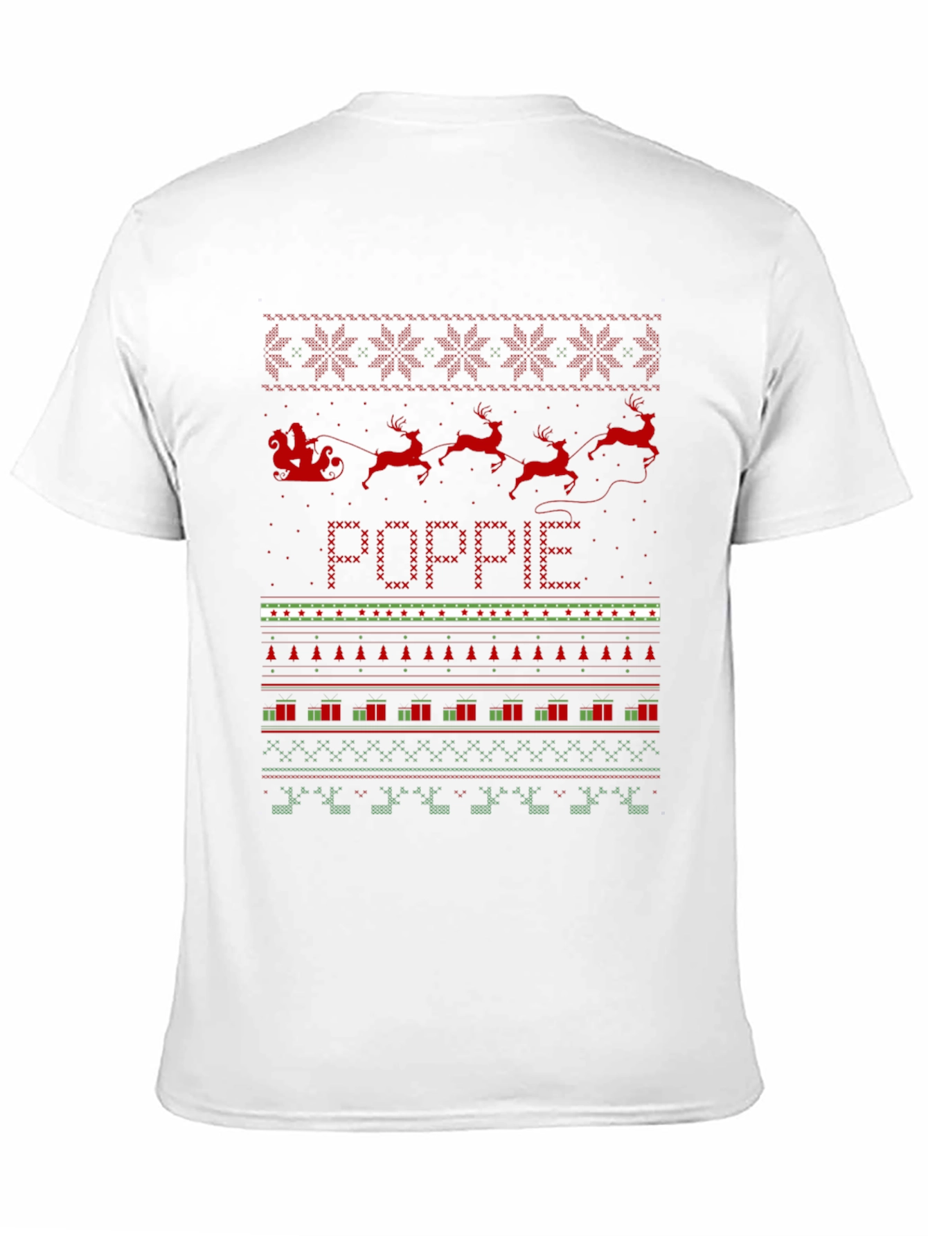 Poppie Ugly Christmas Sweater T-Shirt