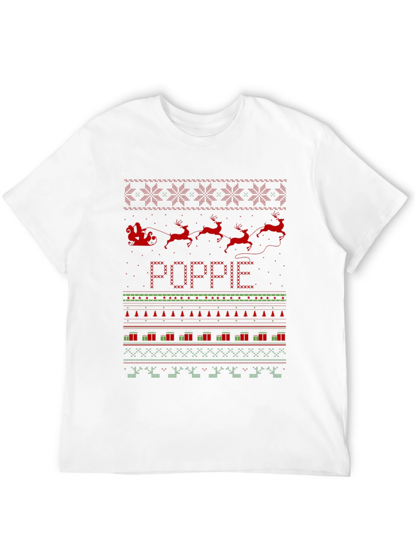 Poppie Ugly Christmas Sweater T-Shirt