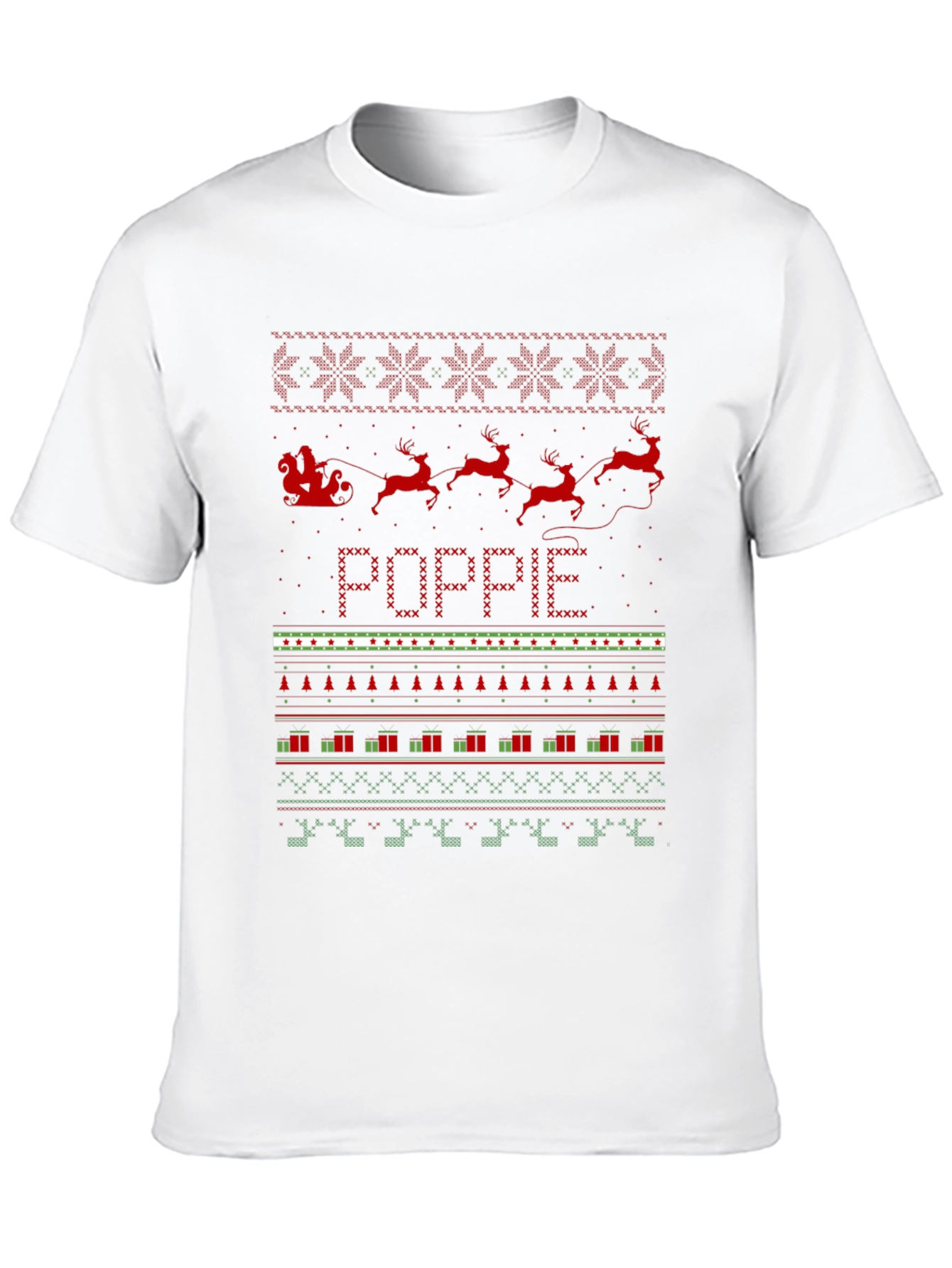 Poppie Ugly Christmas Sweater T-Shirt