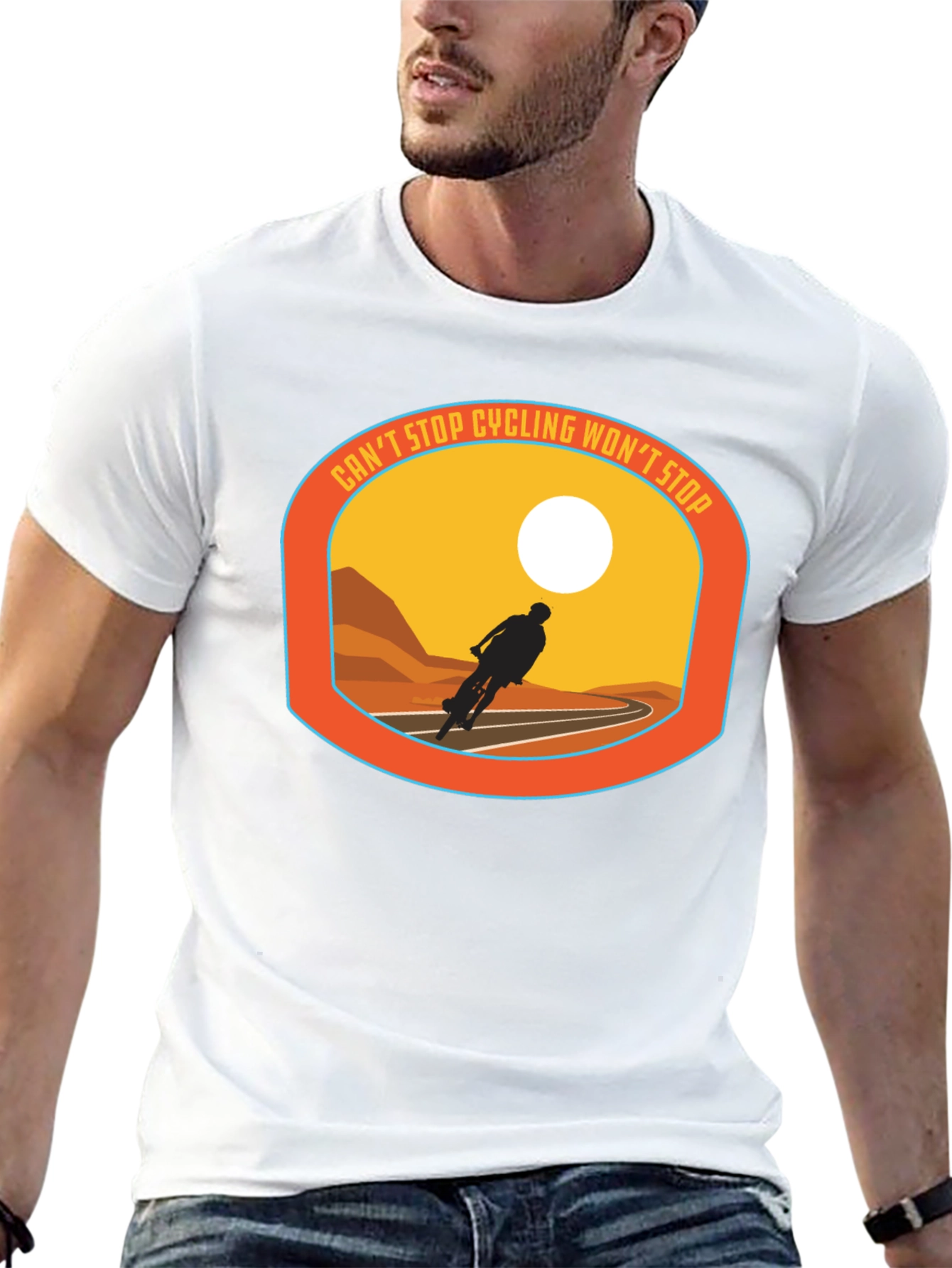 Cant Stop Cycling Graphic Tee