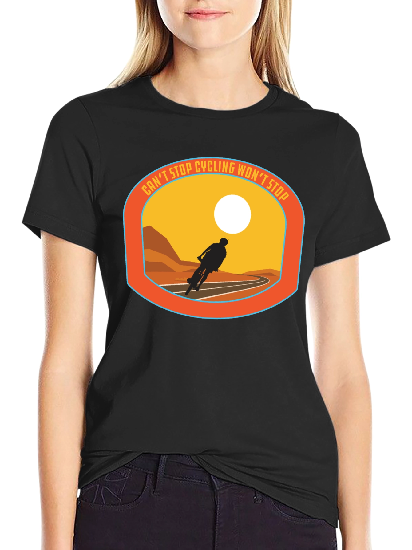Cant Stop Cycling Graphic Tee