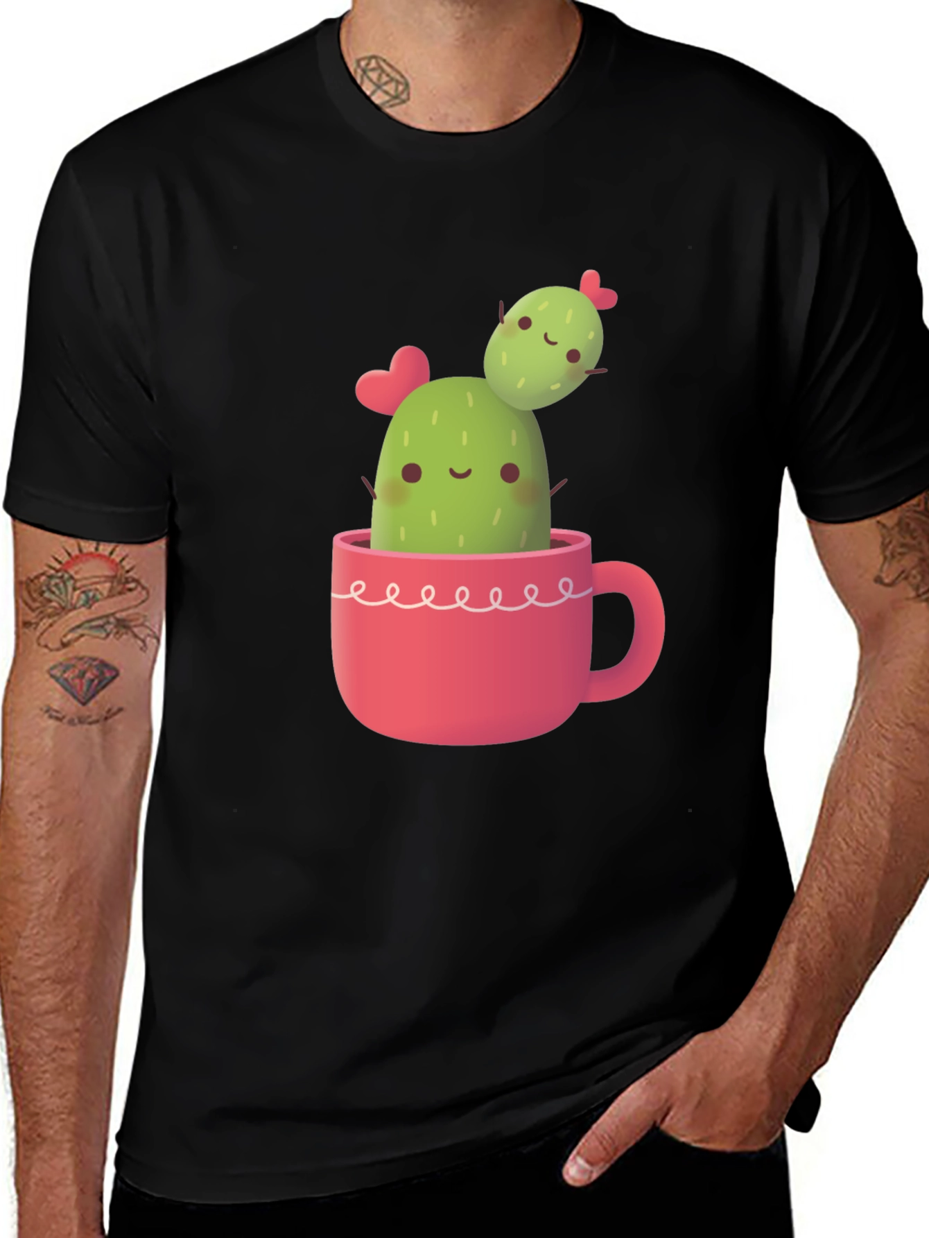 Cactus Love T-Shirt - Cute Kawaii Style