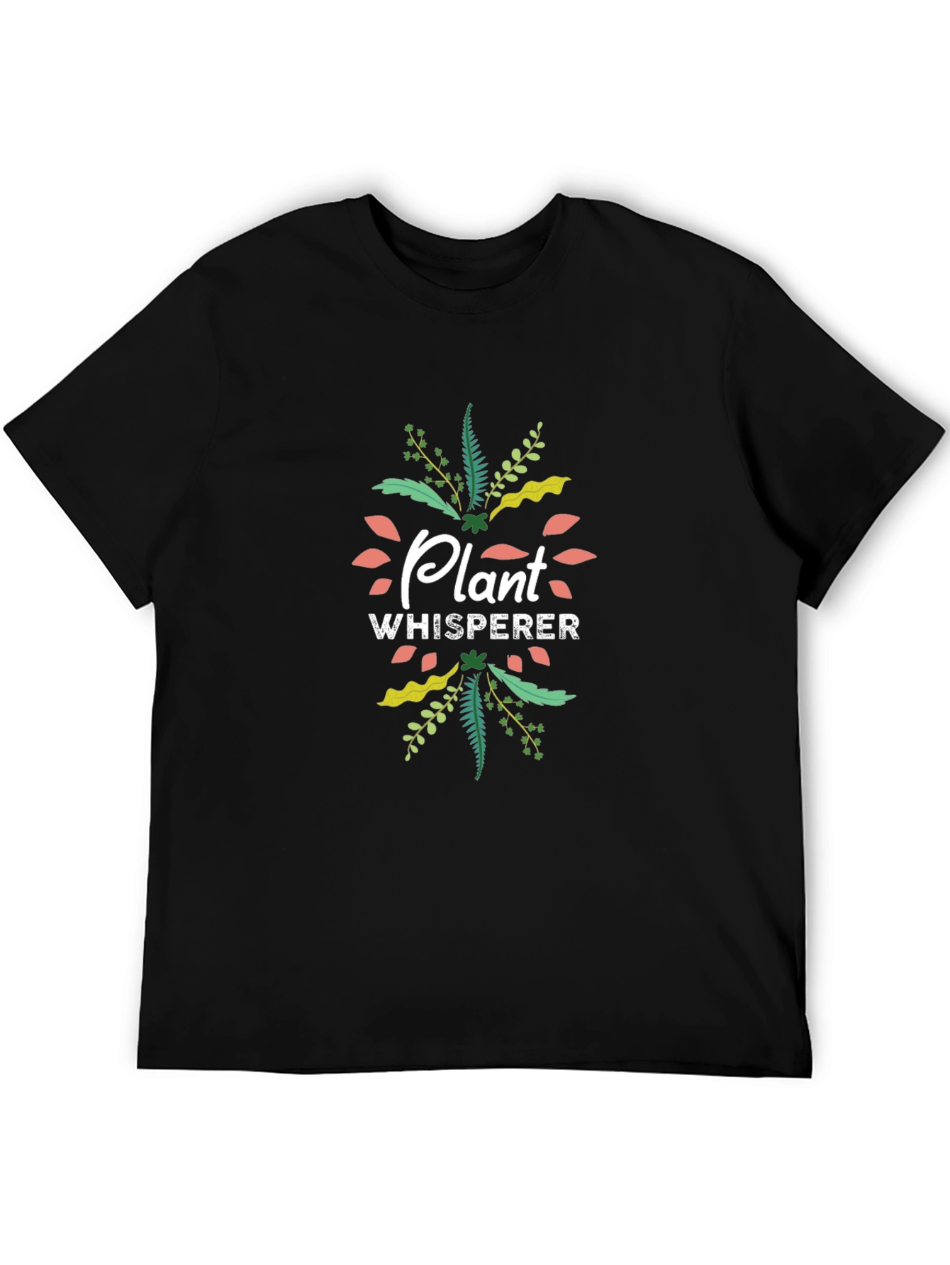 Plant Whisperer Graphic Tee - Black
