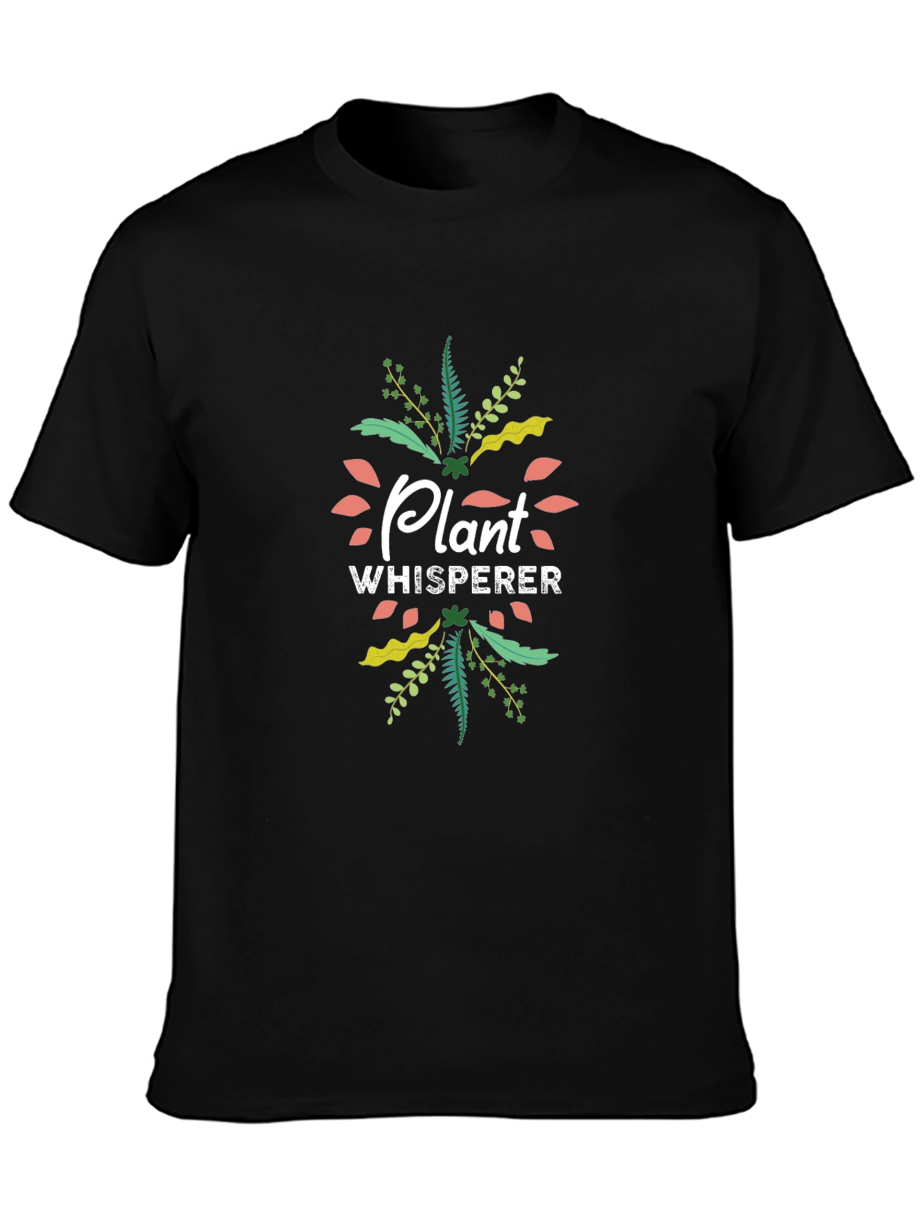 Plant Whisperer Graphic Tee - Black
