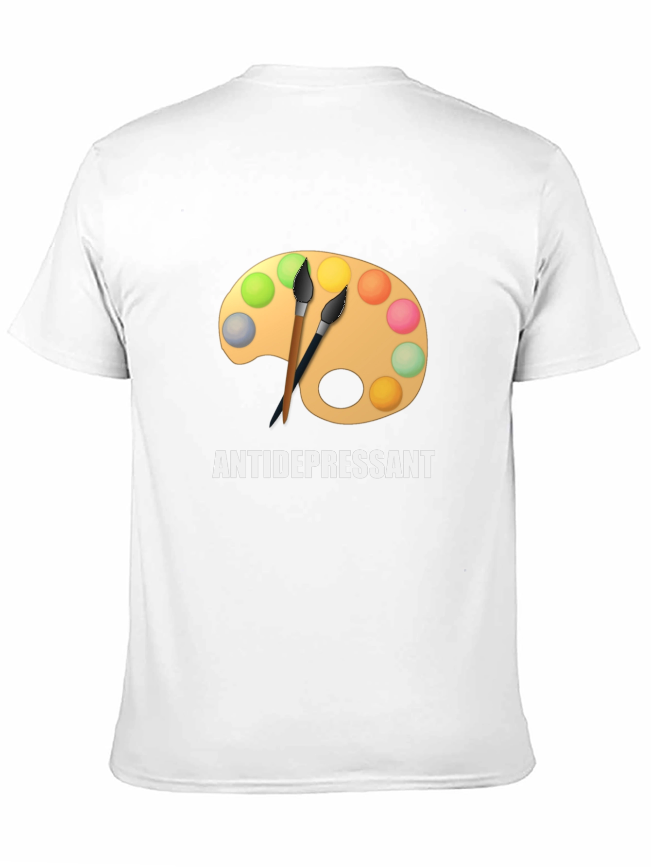 Antidepressant Artist Palette Graphic Tee - Black