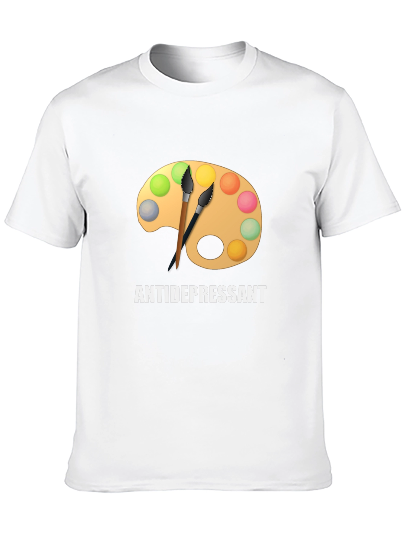 Antidepressant Artist Palette Graphic Tee - Black