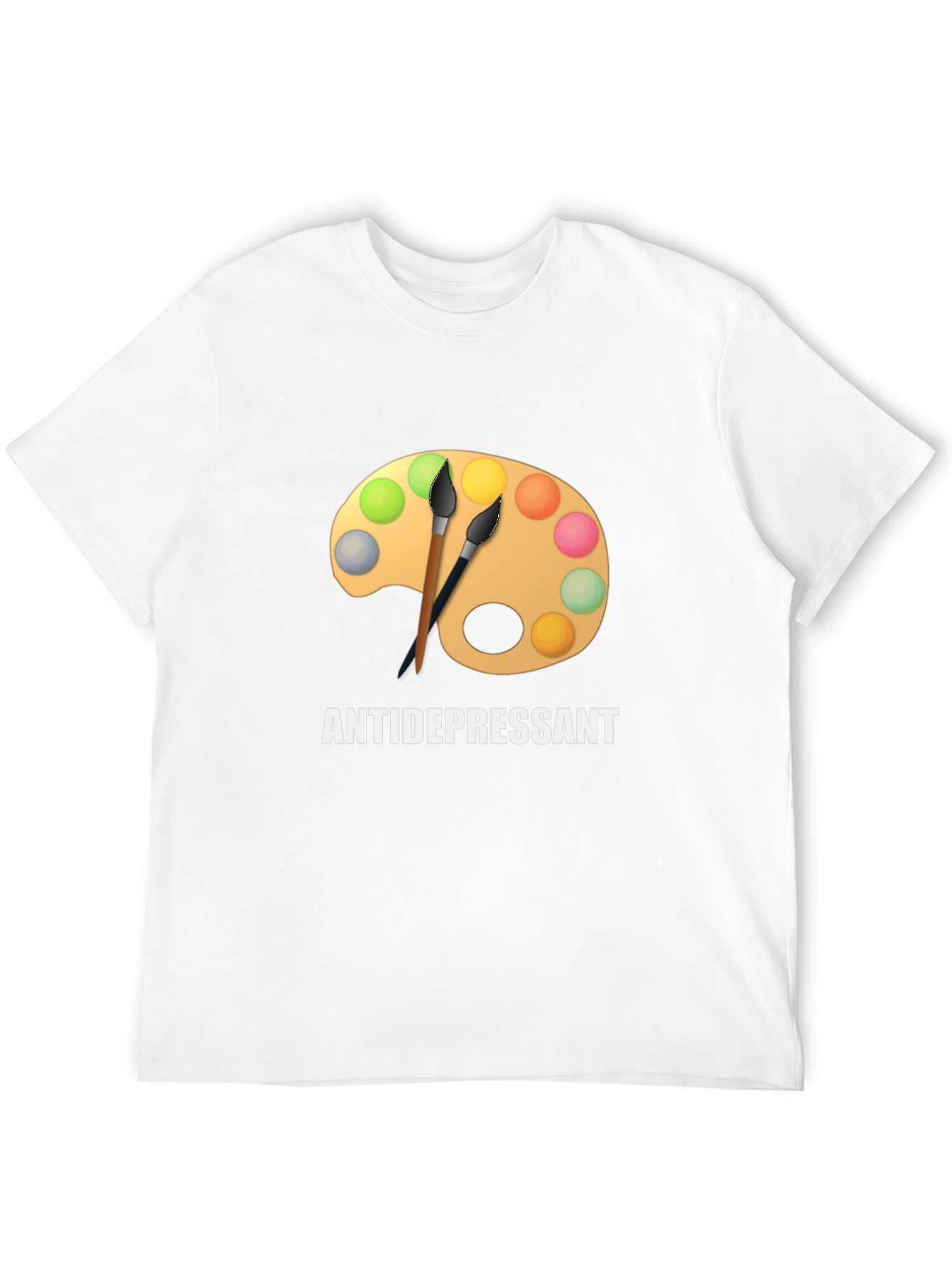 Antidepressant Artist Palette Graphic Tee - Black