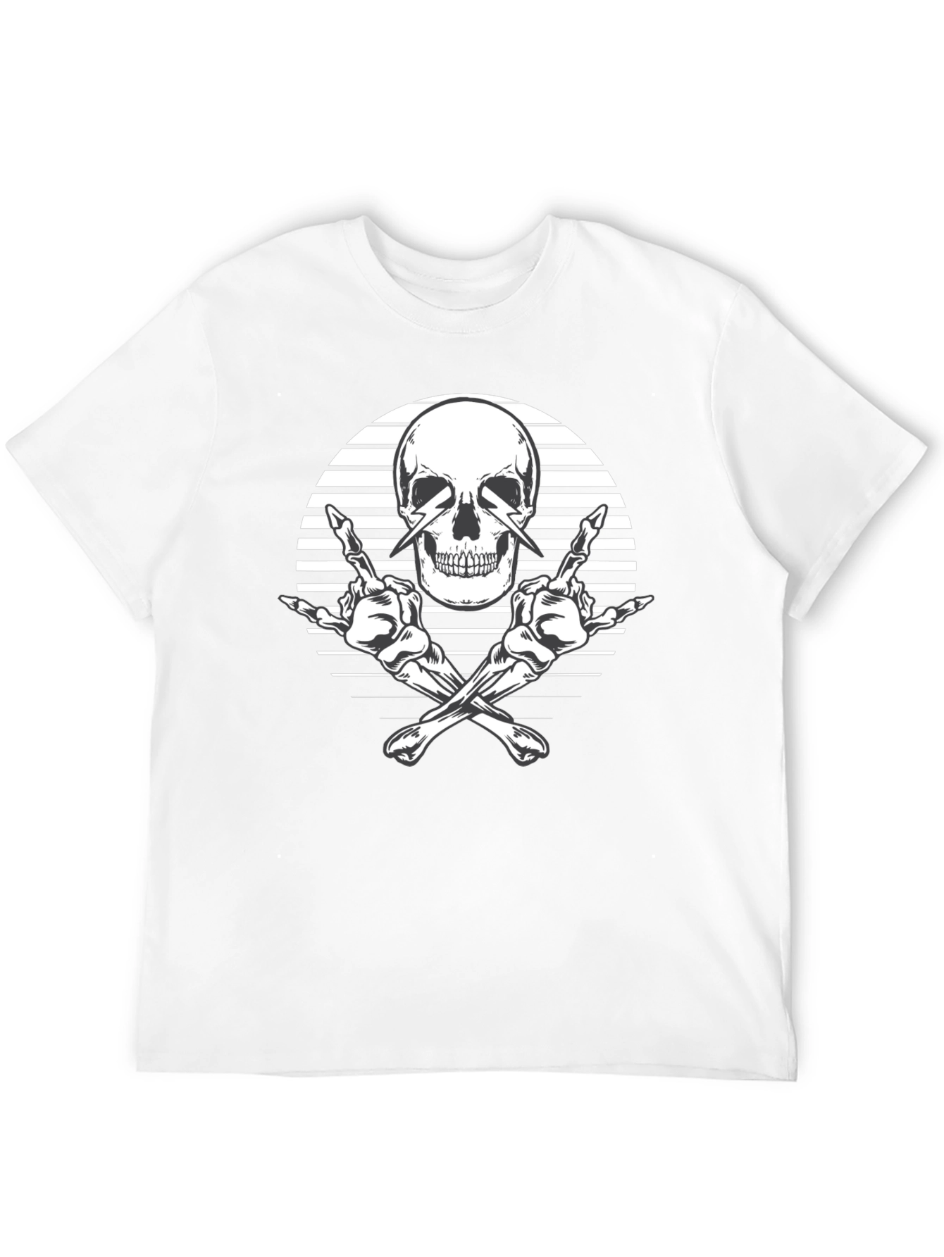 Skull & Bones Graphic Tee - Rock On Style