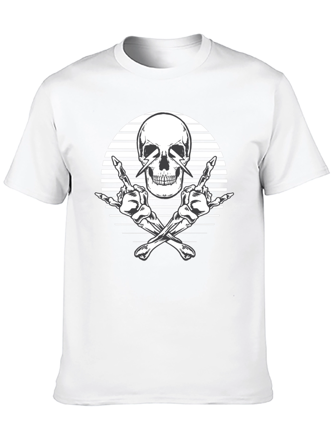 Skull & Bones Graphic Tee - Rock On Style
