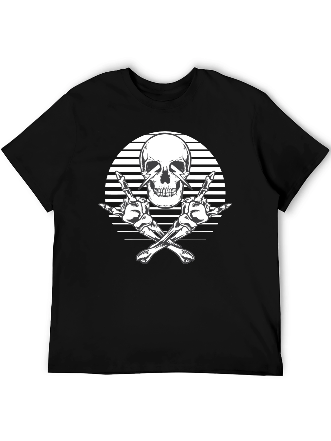 Skull & Bones Graphic Tee - Rock On Style