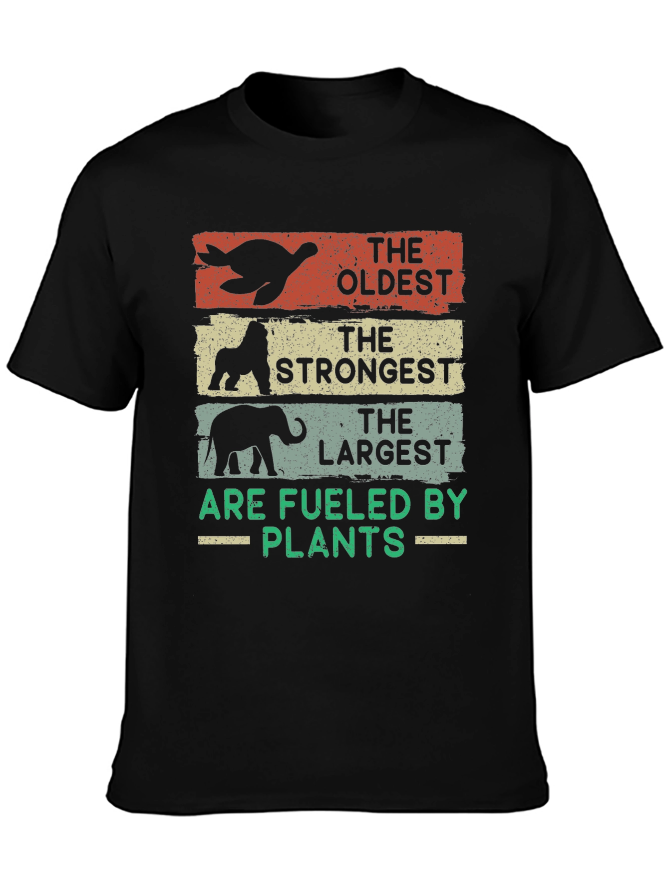Oldest Strongest Largest - Vegan T-Shirt