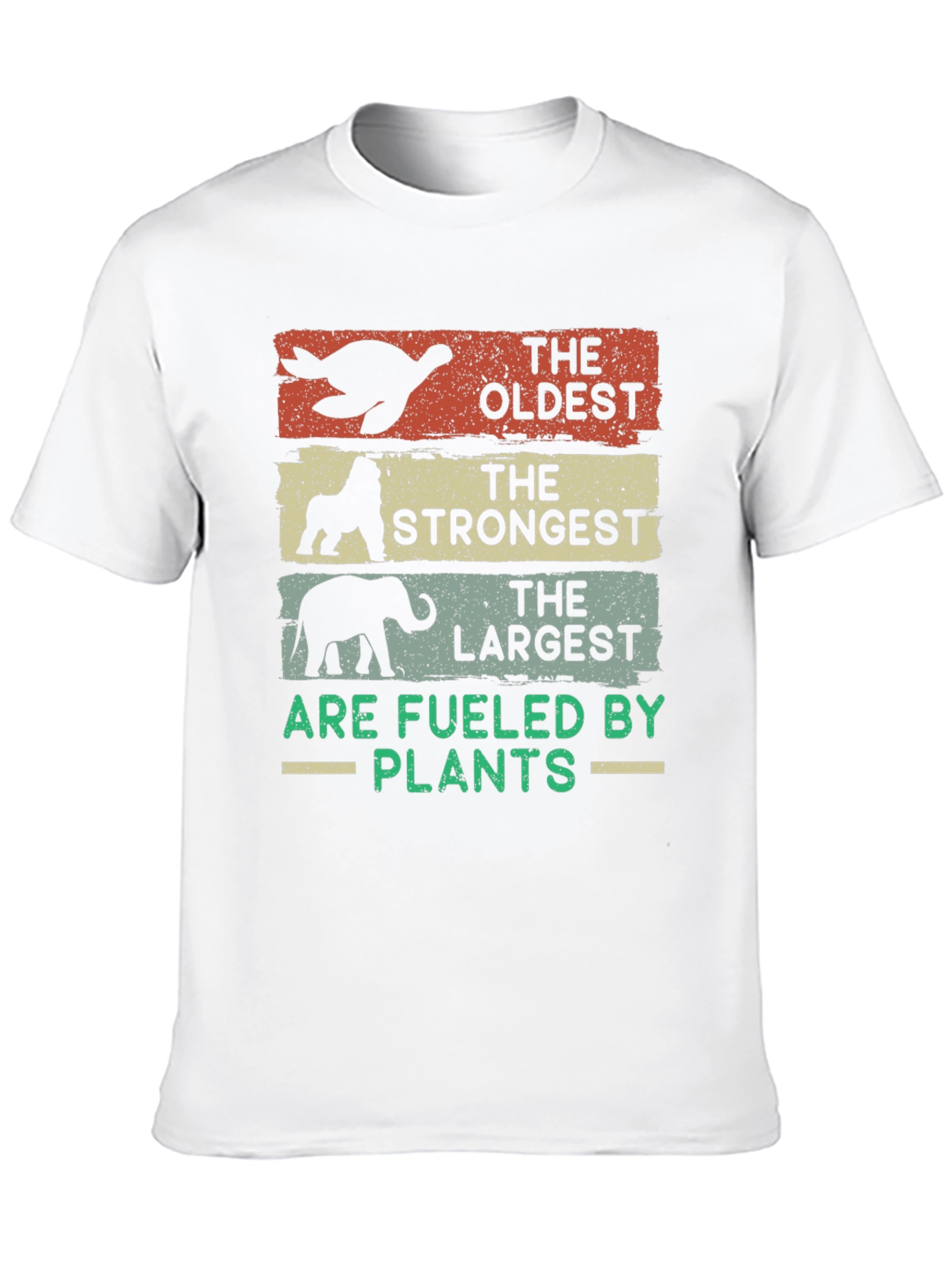 Oldest Strongest Largest - Vegan T-Shirt