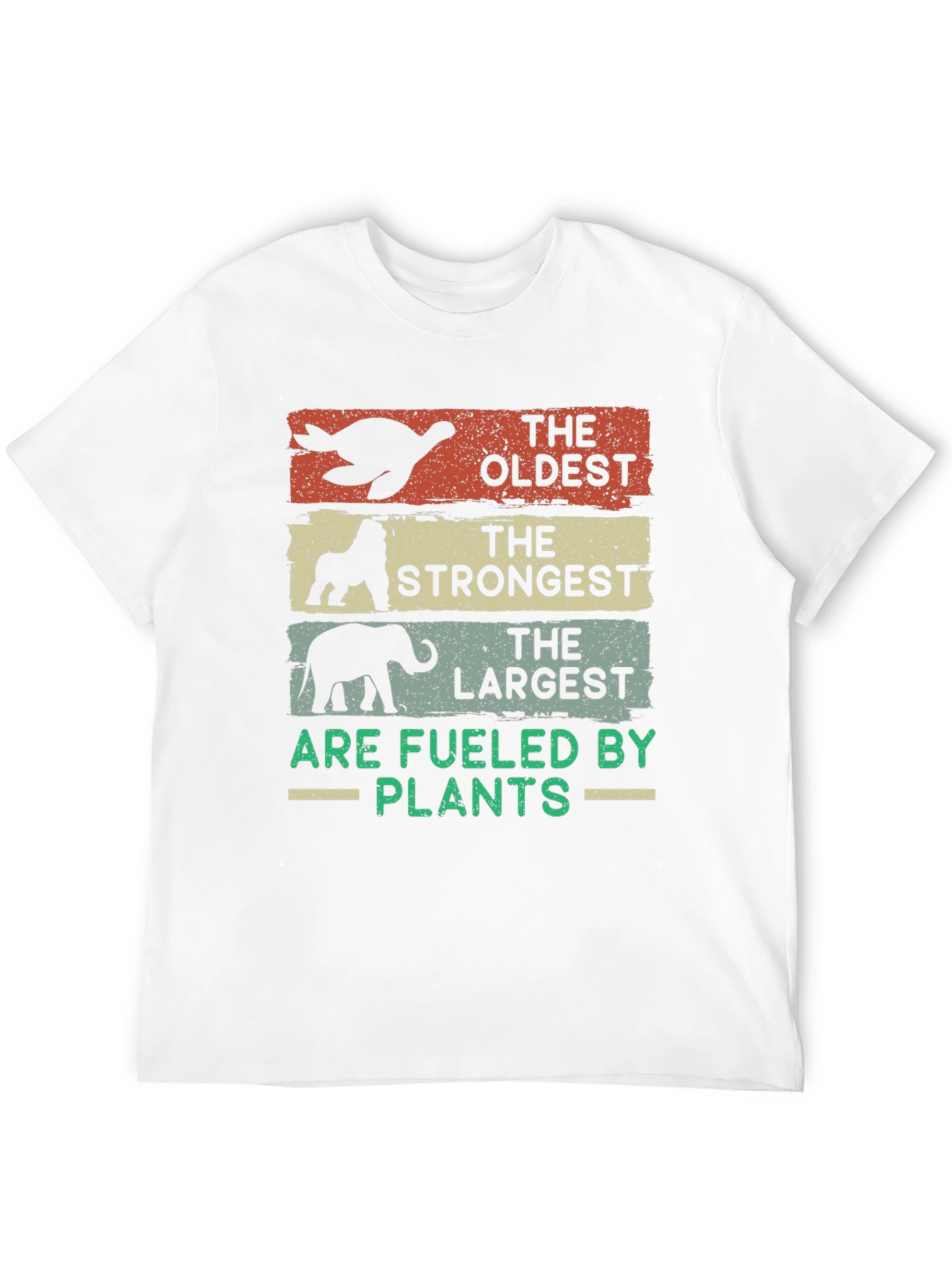 Oldest Strongest Largest - Vegan T-Shirt