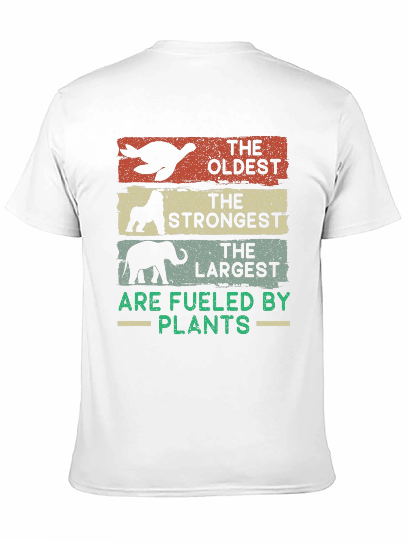 Oldest Strongest Largest - Vegan T-Shirt