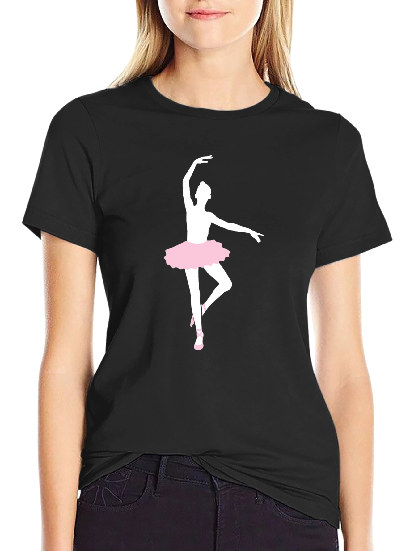 Ballerina Graphic T-Shirt - Classic Dance Tee