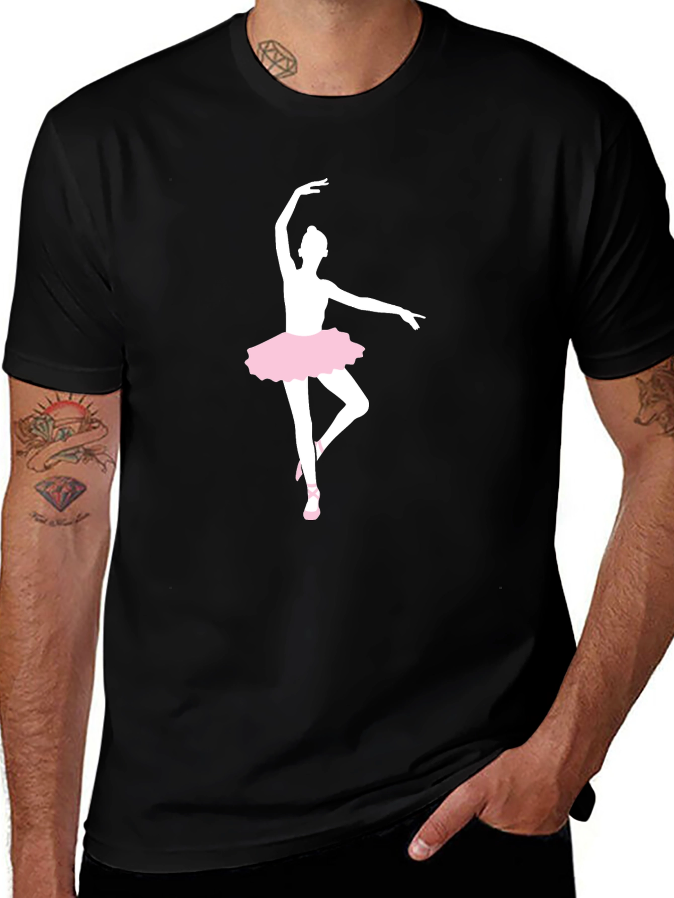 Ballerina Graphic T-Shirt - Classic Dance Tee