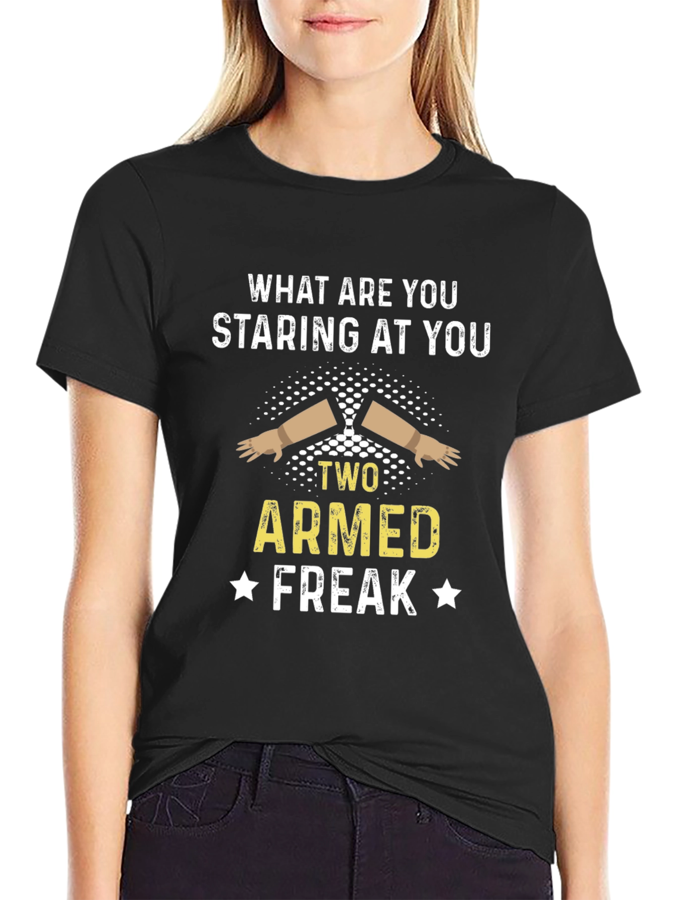 Two Armed Freak Graphic T-Shirt