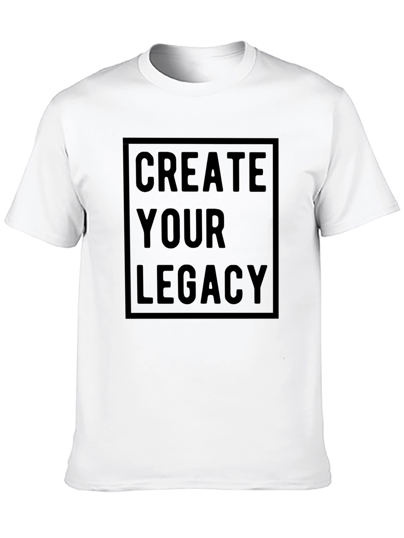 Create Your Legacy Black Graphic Tee