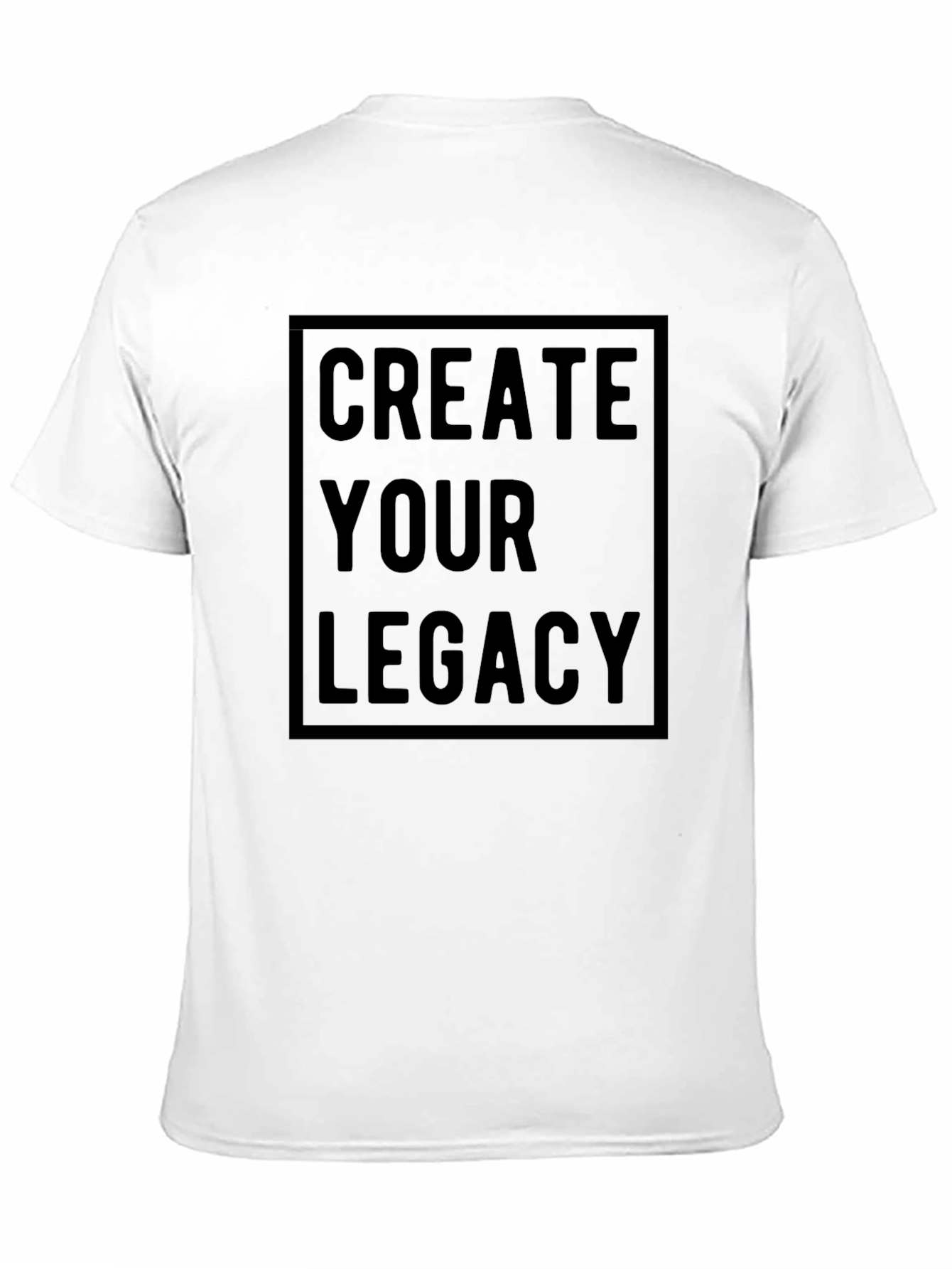 Create Your Legacy Black Graphic Tee