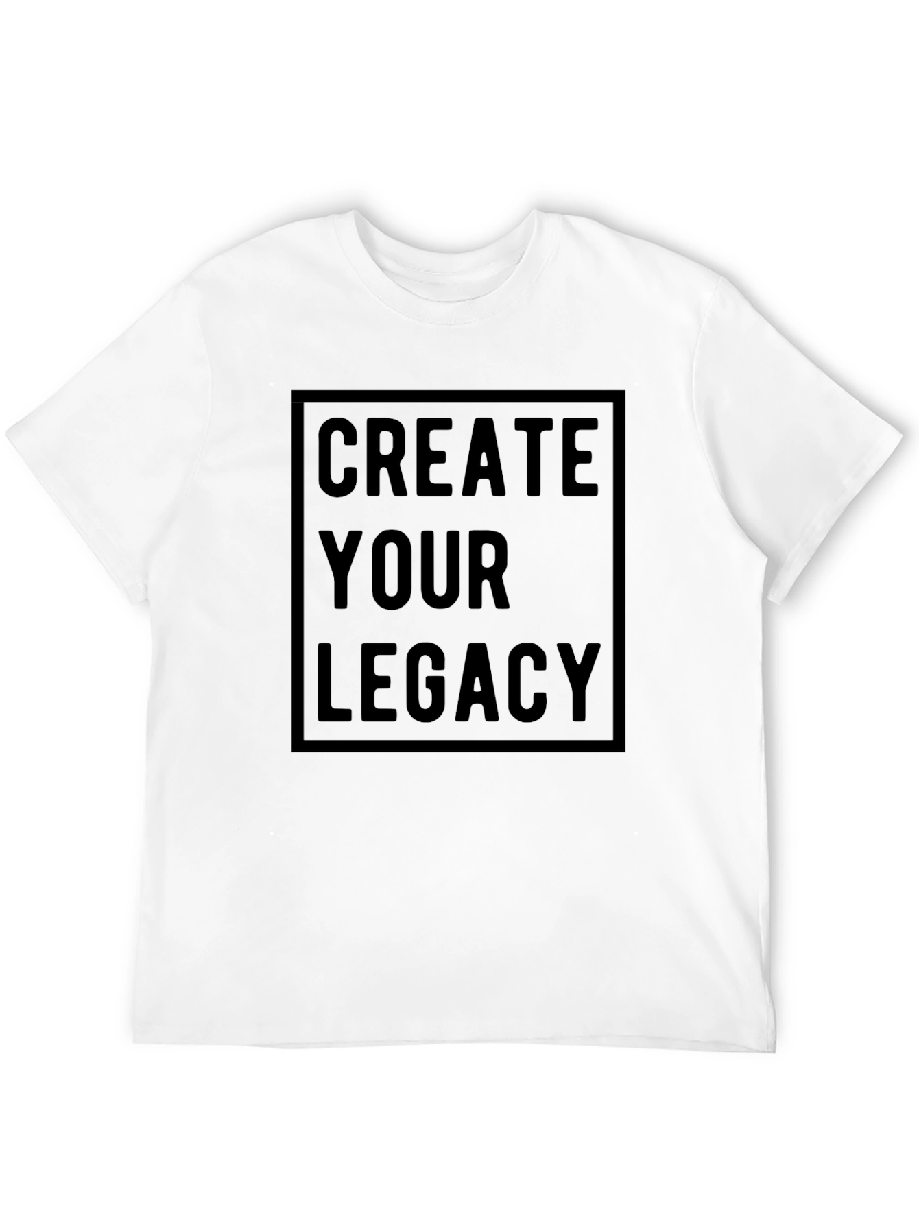 Create Your Legacy Black Graphic Tee