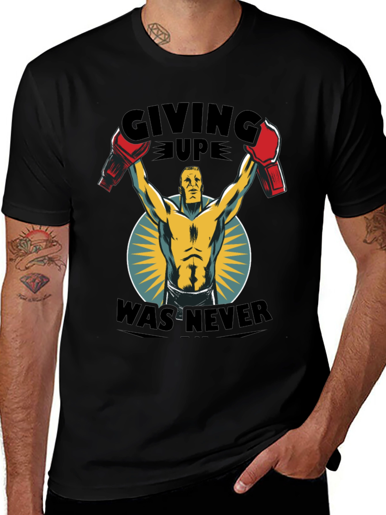 Giving Up Was Never An Option T-Shirt