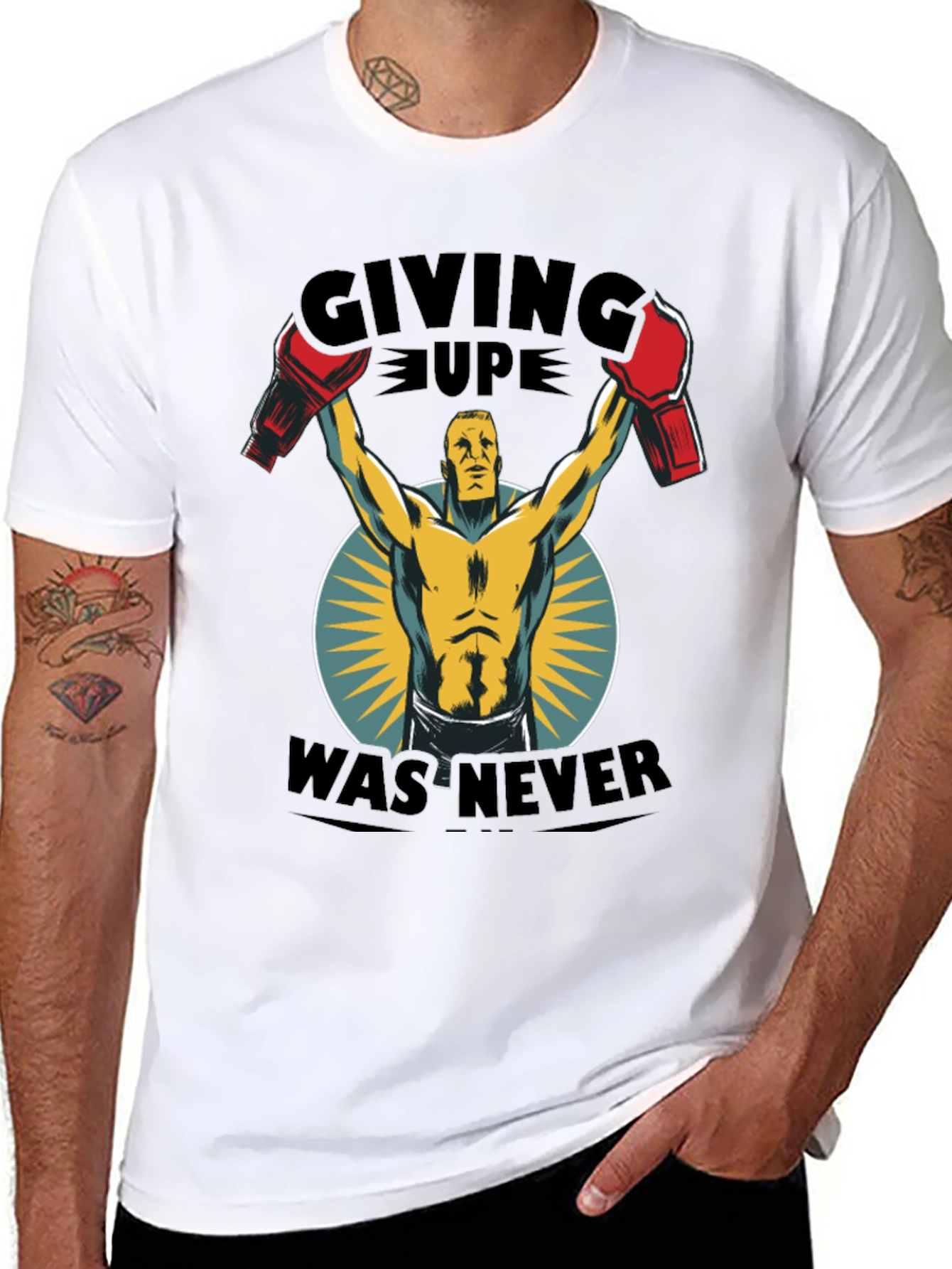 Giving Up Was Never An Option T-Shirt