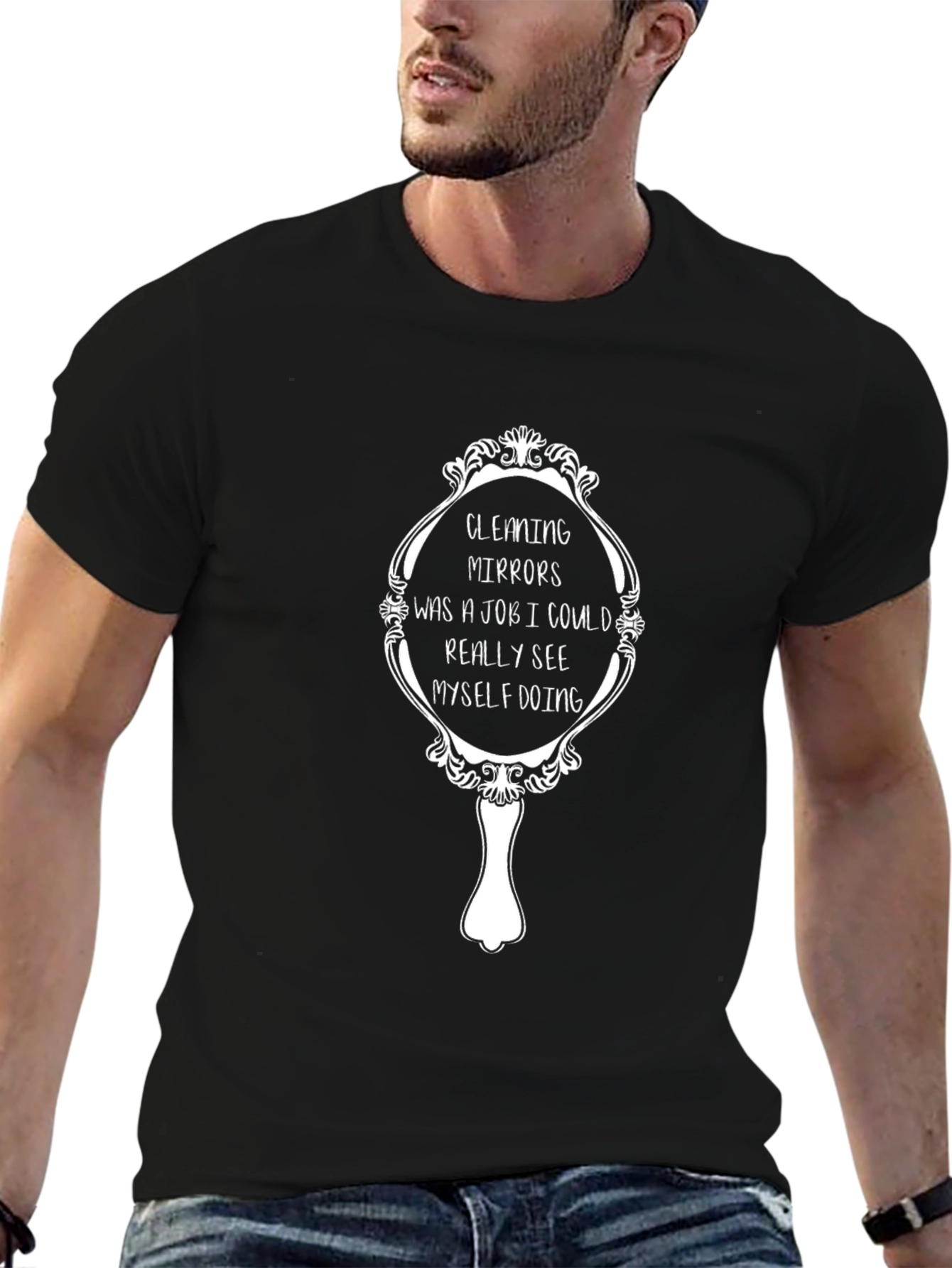 Mirrors Job T-Shirt - Funny Sarcastic Tee