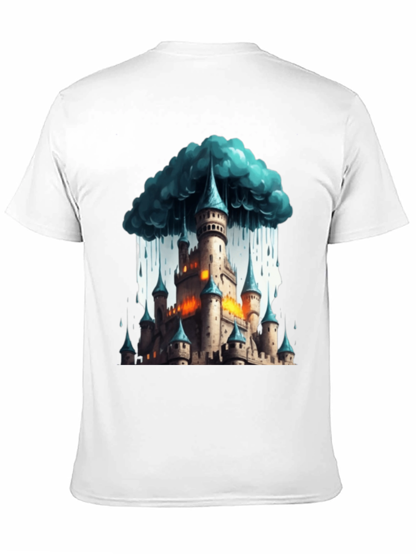 Fantasy Castle Storm T-Shirt