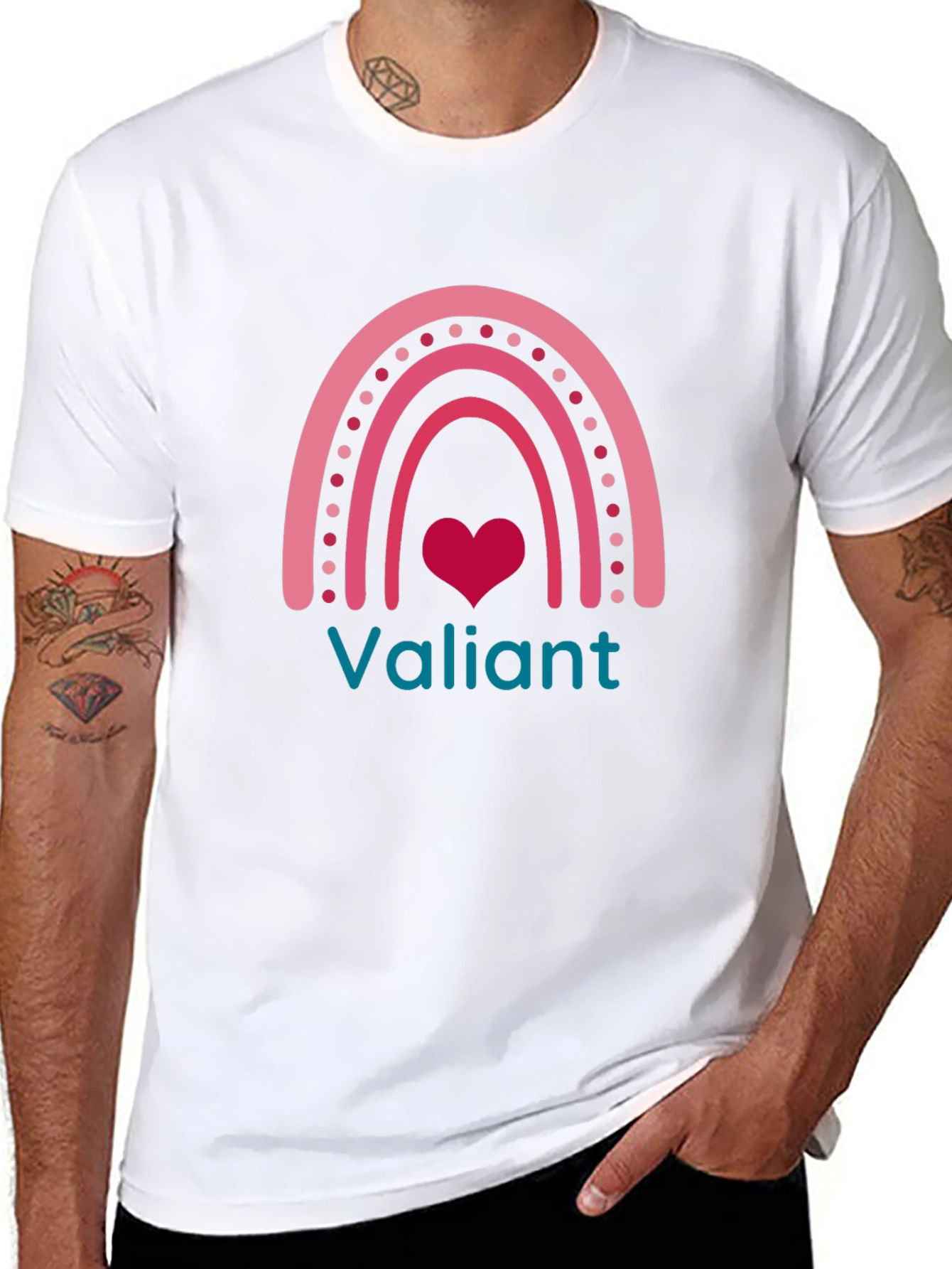 Valiant Rainbow Heart T-Shirt