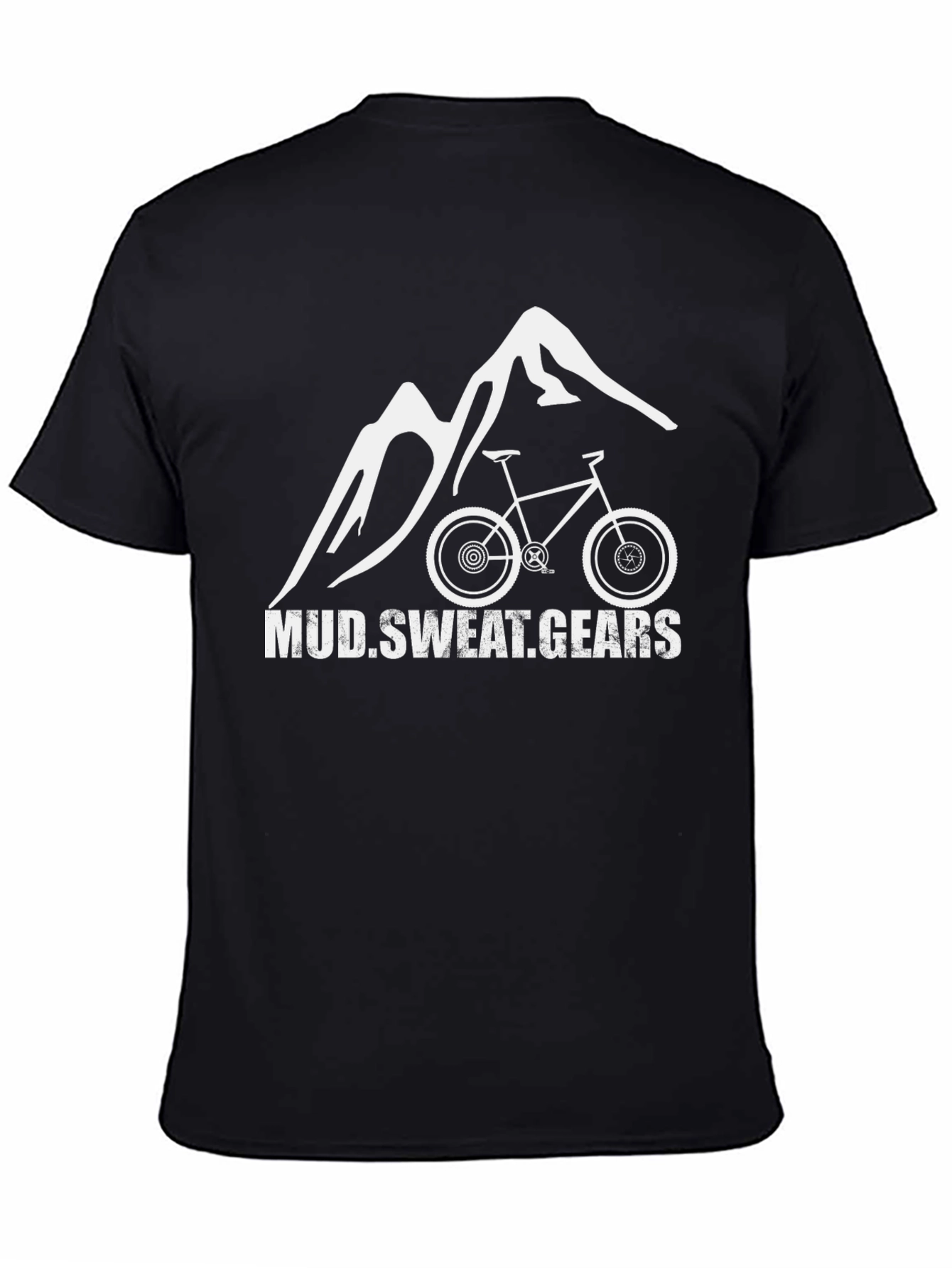 Mud Sweat Gears Mountain Bike Graphic T-Shirt