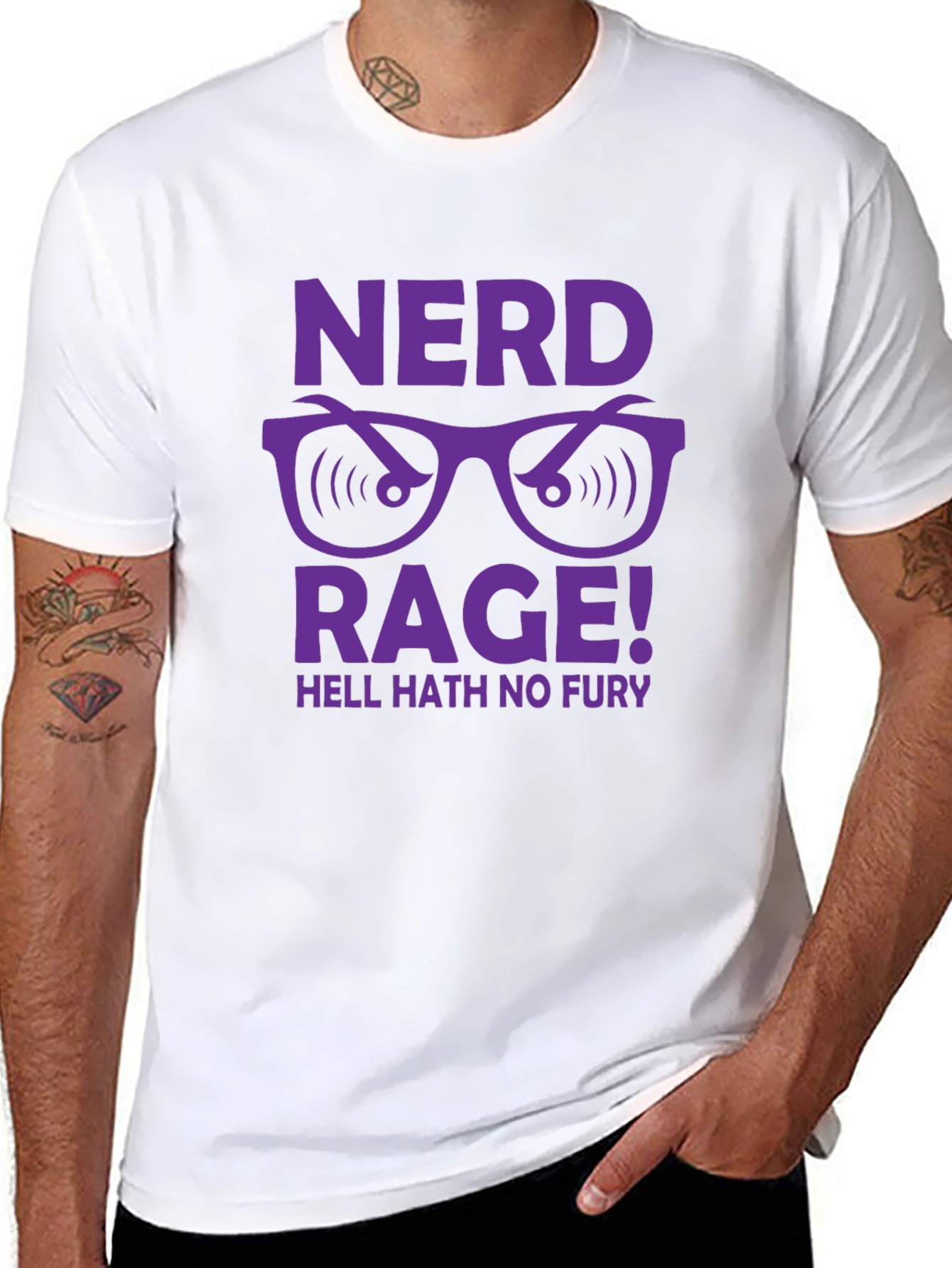 Nerd Rage T-Shirt - Geeky Graphic Tee
