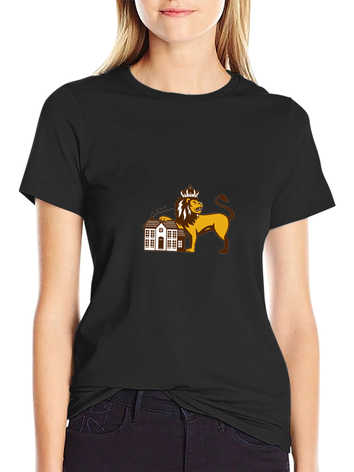 Lion House Graphic Tee - Royal Crest T-Shirt